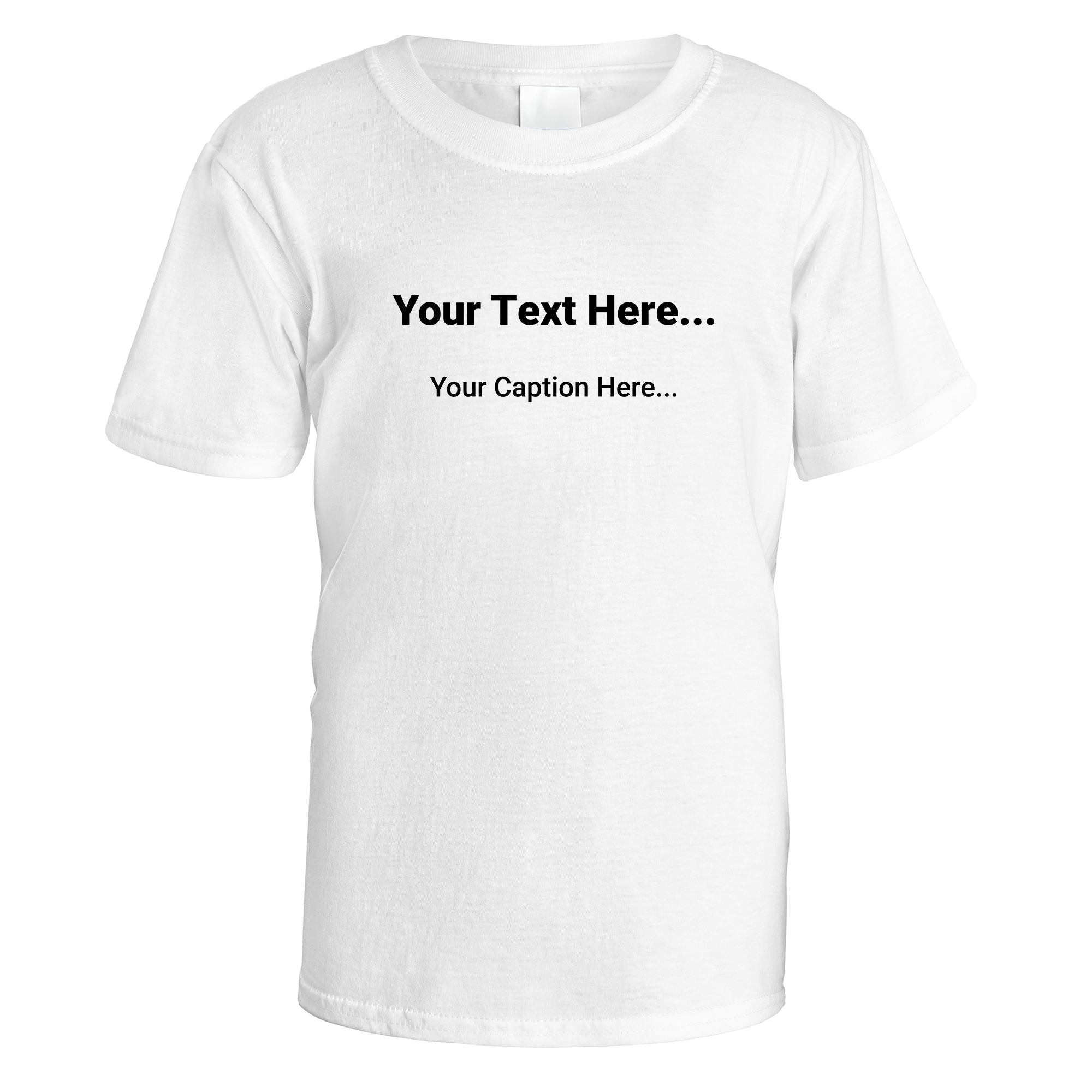 Personalised Header and Caption T-Shirt