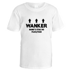 Wanker Stag Do T-Shirt - XX Large / White