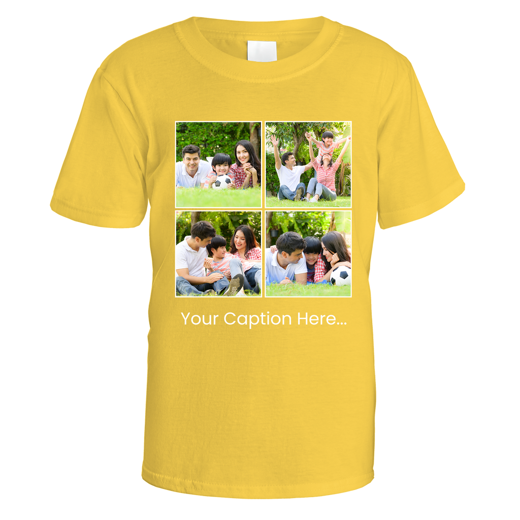 Photo Grid and Caption T-Shirt
