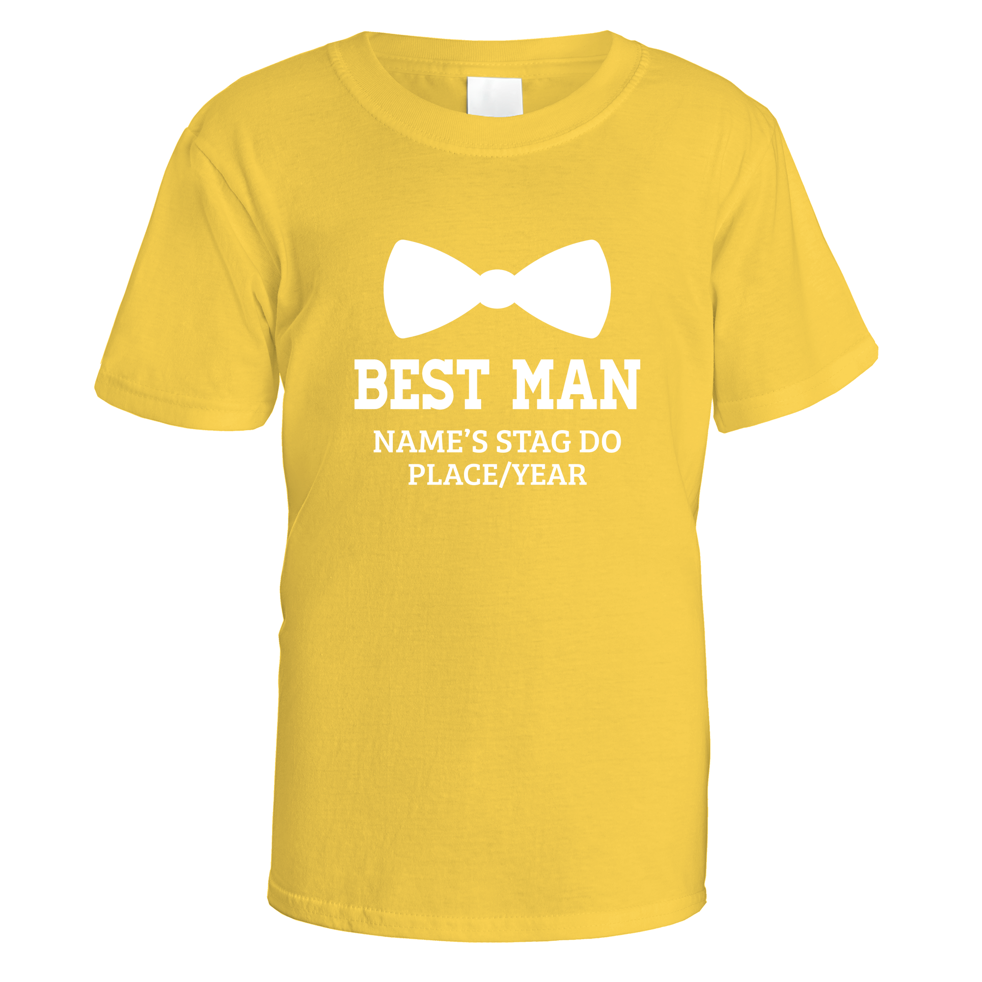 Best Man Bow Tie Stag Do T-Shirt
