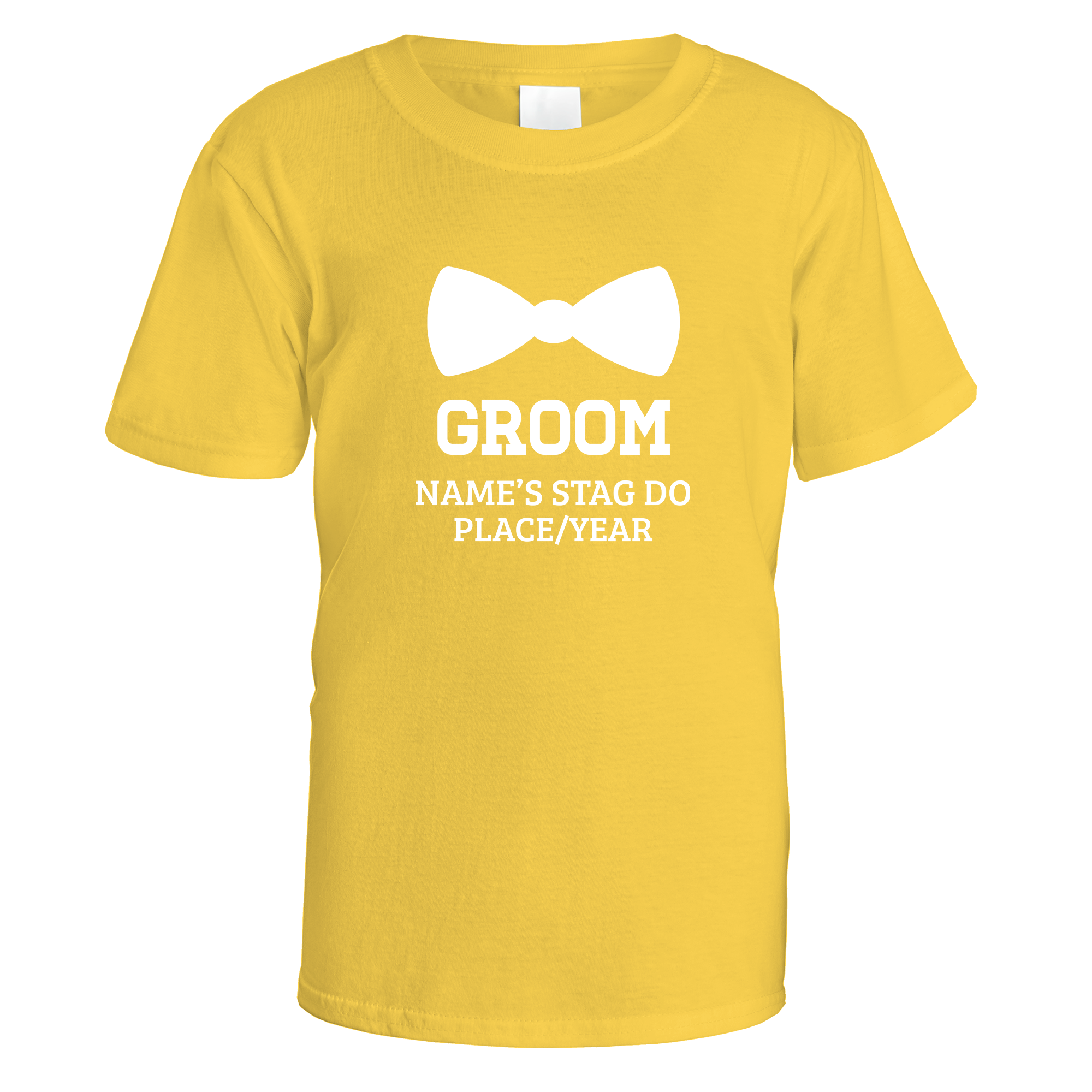 Groom Bow Tie Stag Do T-Shirt