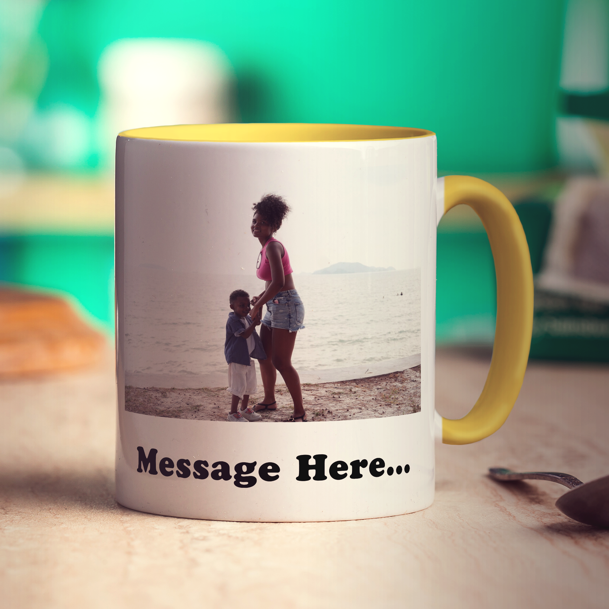 Photo Mug with Caption
