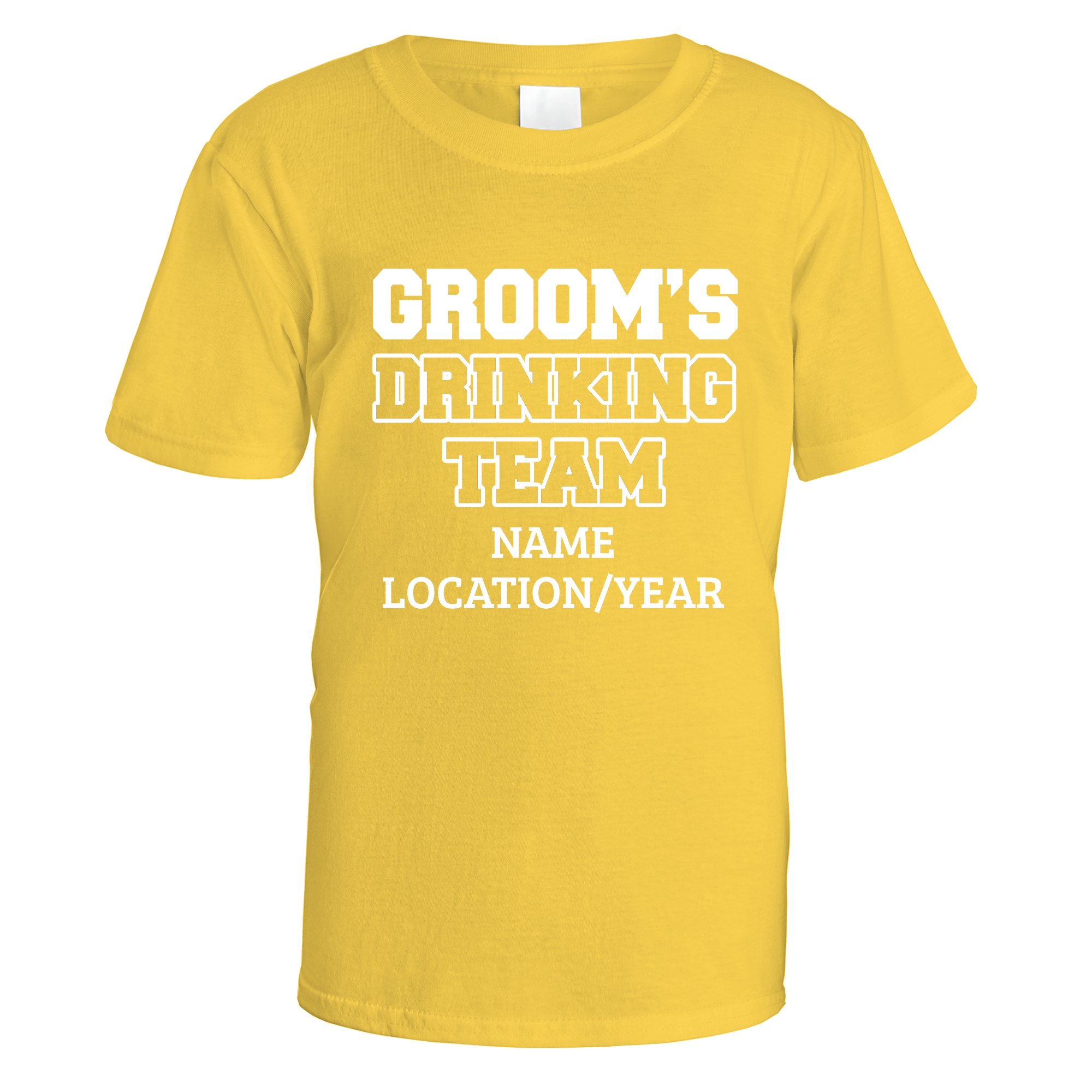 Groom's Drinking Team Stag Do T-Shirt