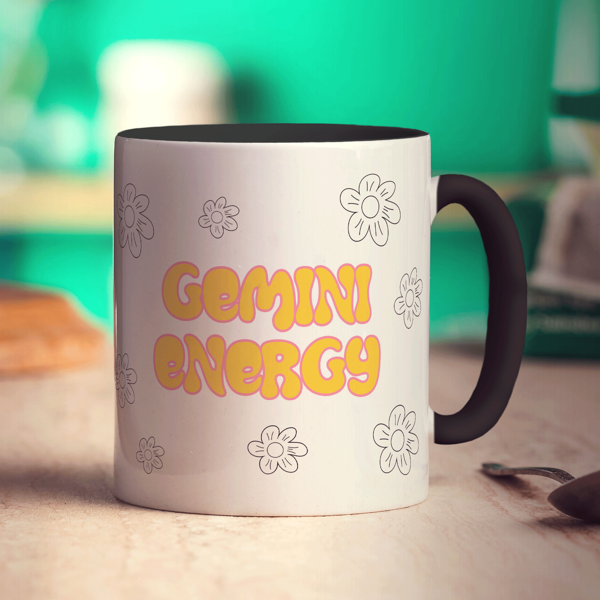 Gemini Energy Star Sign Mug