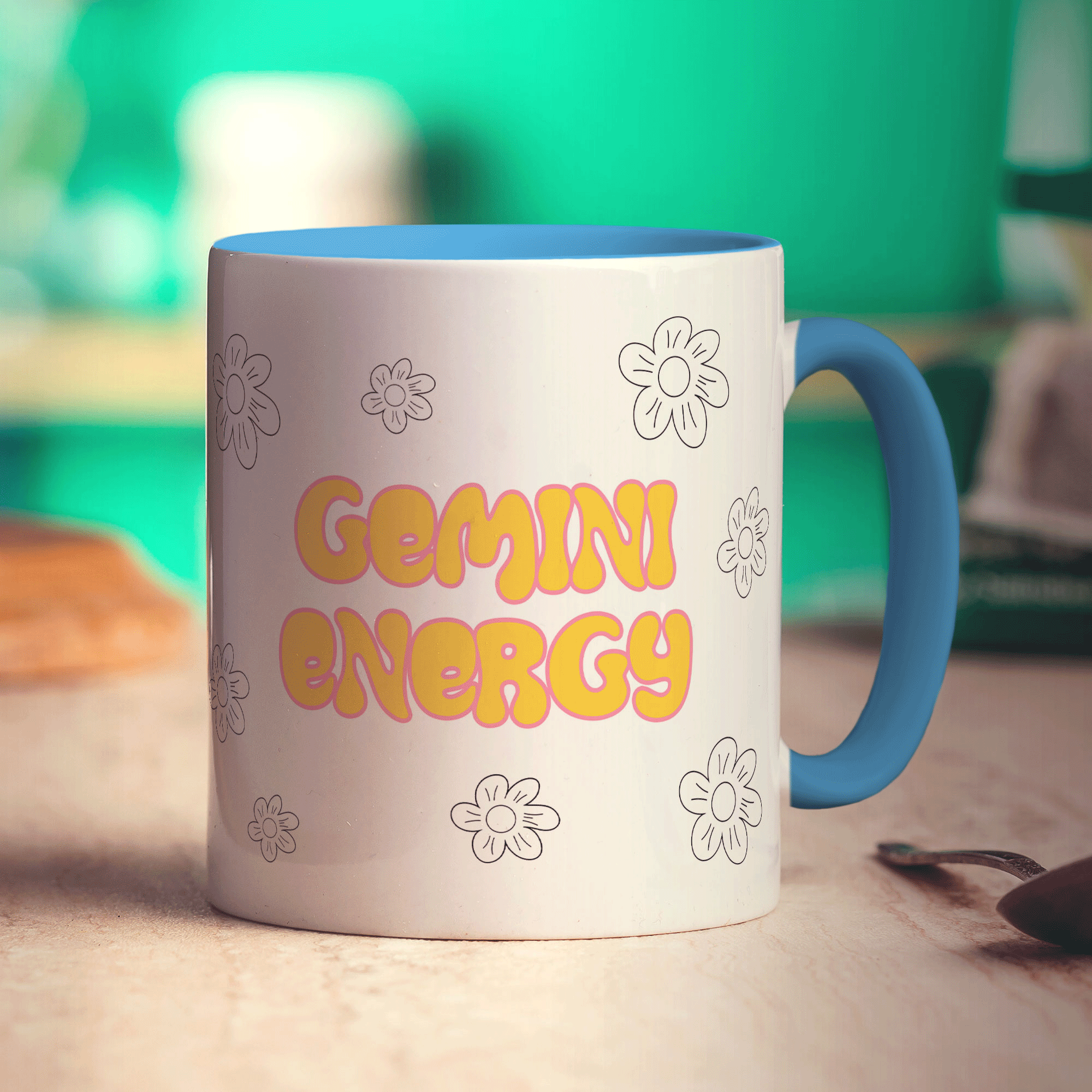 Gemini Energy Star Sign Mug