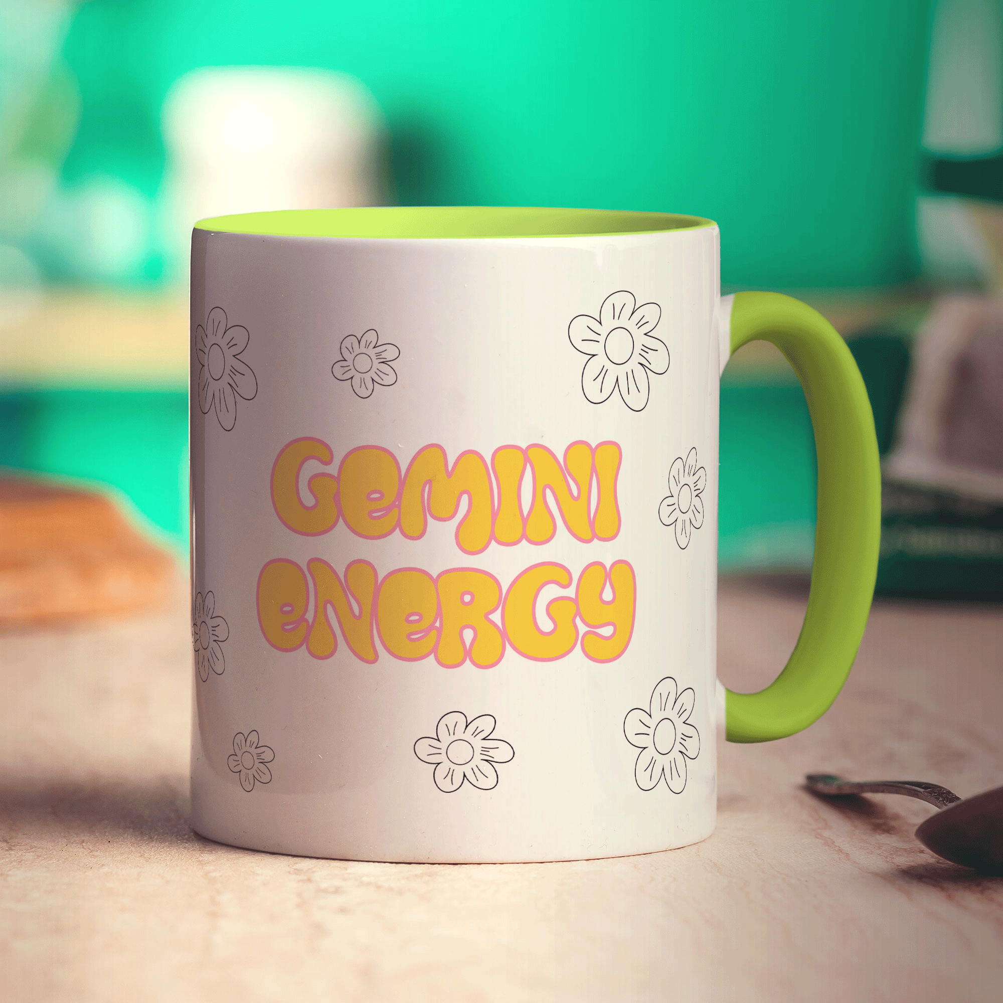 Gemini Energy Star Sign Mug