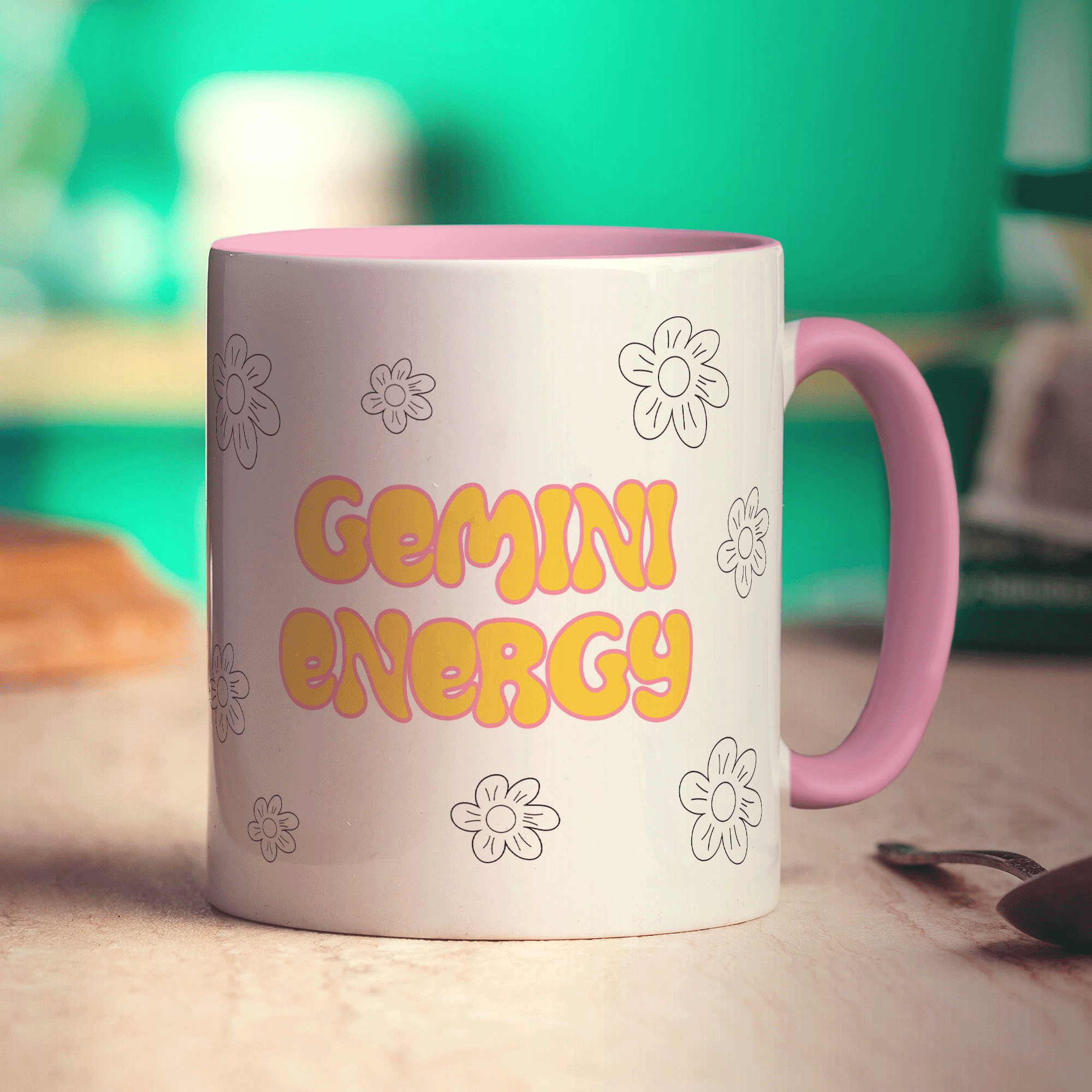 Gemini Energy Star Sign Mug