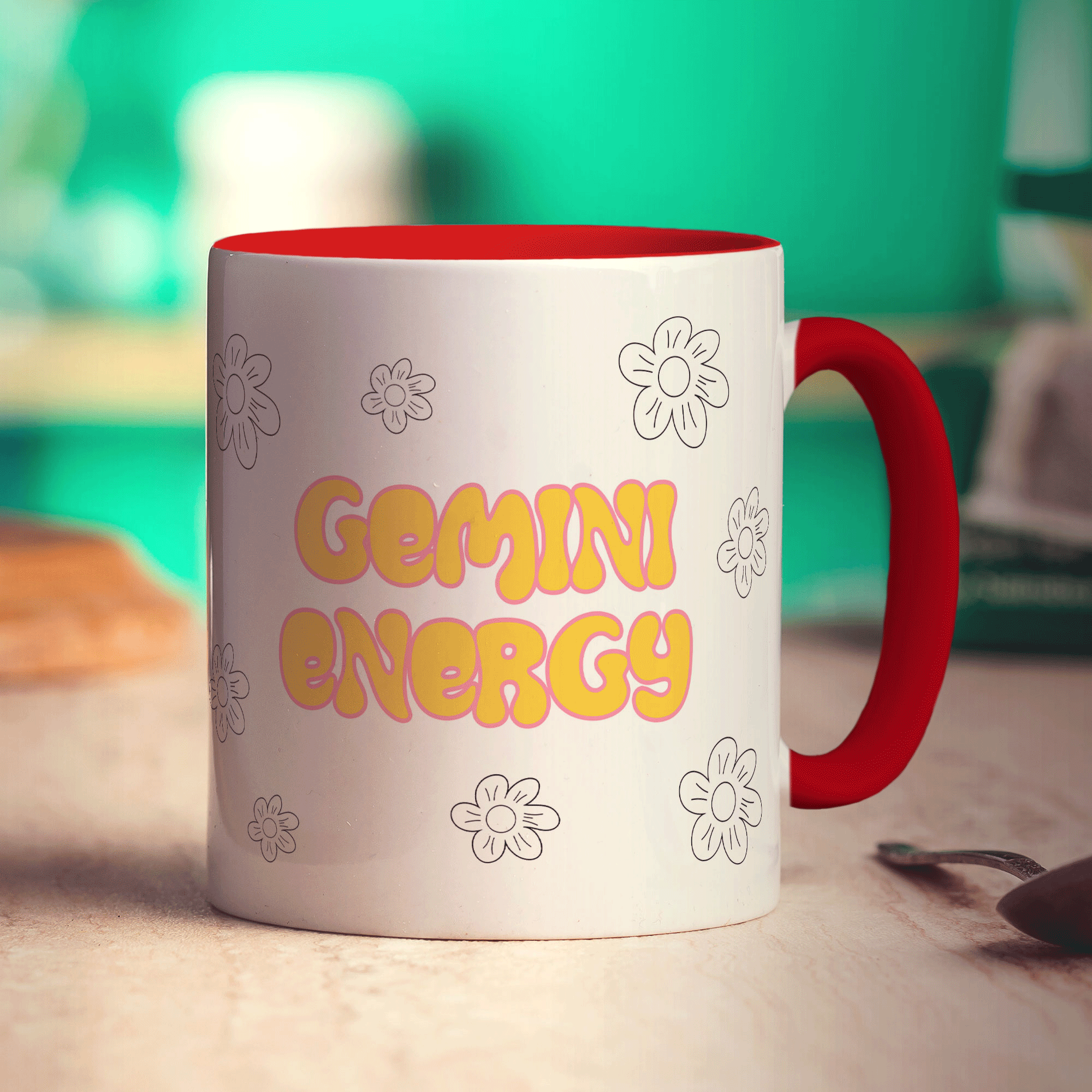 Gemini Energy Star Sign Mug