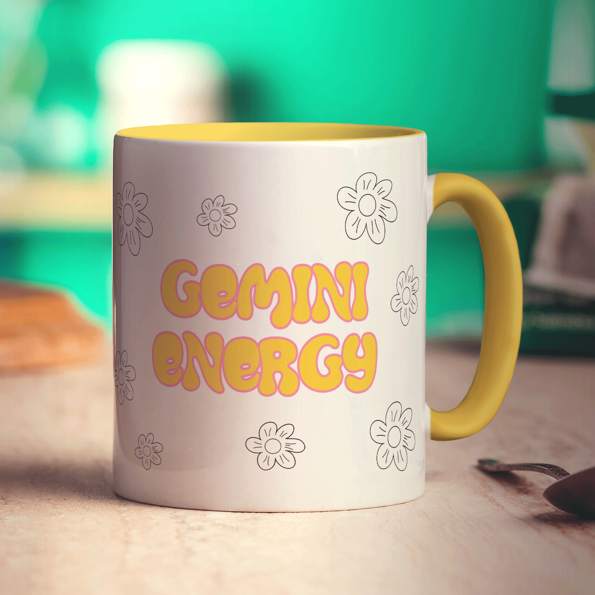 Gemini Energy Star Sign Mug