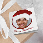 Santa Selfie Photo Wrapping Paper
