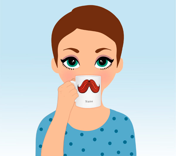 Ginger Moustache Mug
