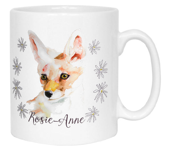 Watercolour Fox Mug by Harriet Perkins