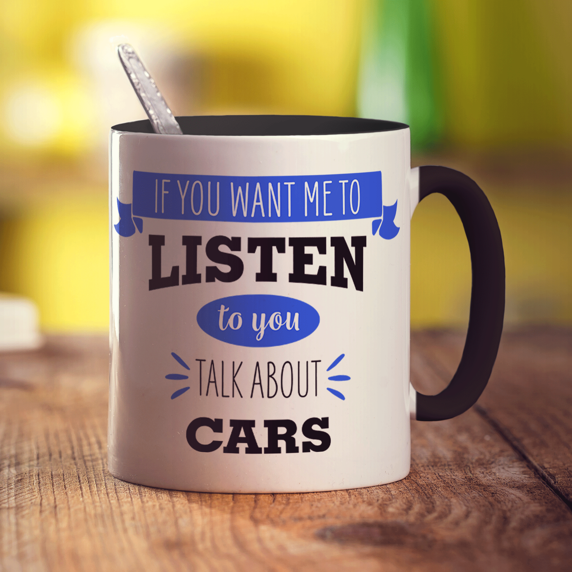 If You Want Me To Listen To You Talk About Cars Mug