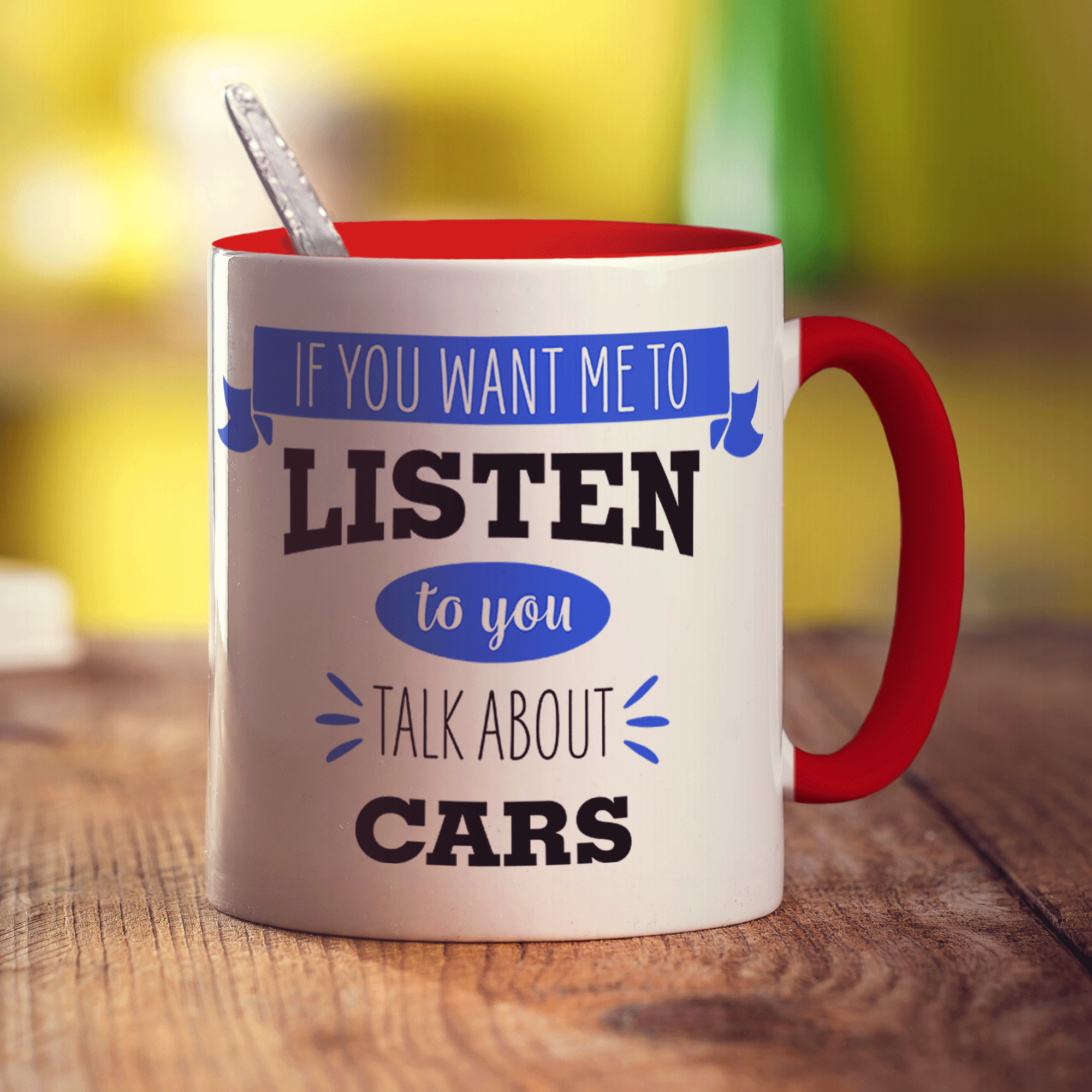 If You Want Me To Listen To You Talk About Cars Mug
