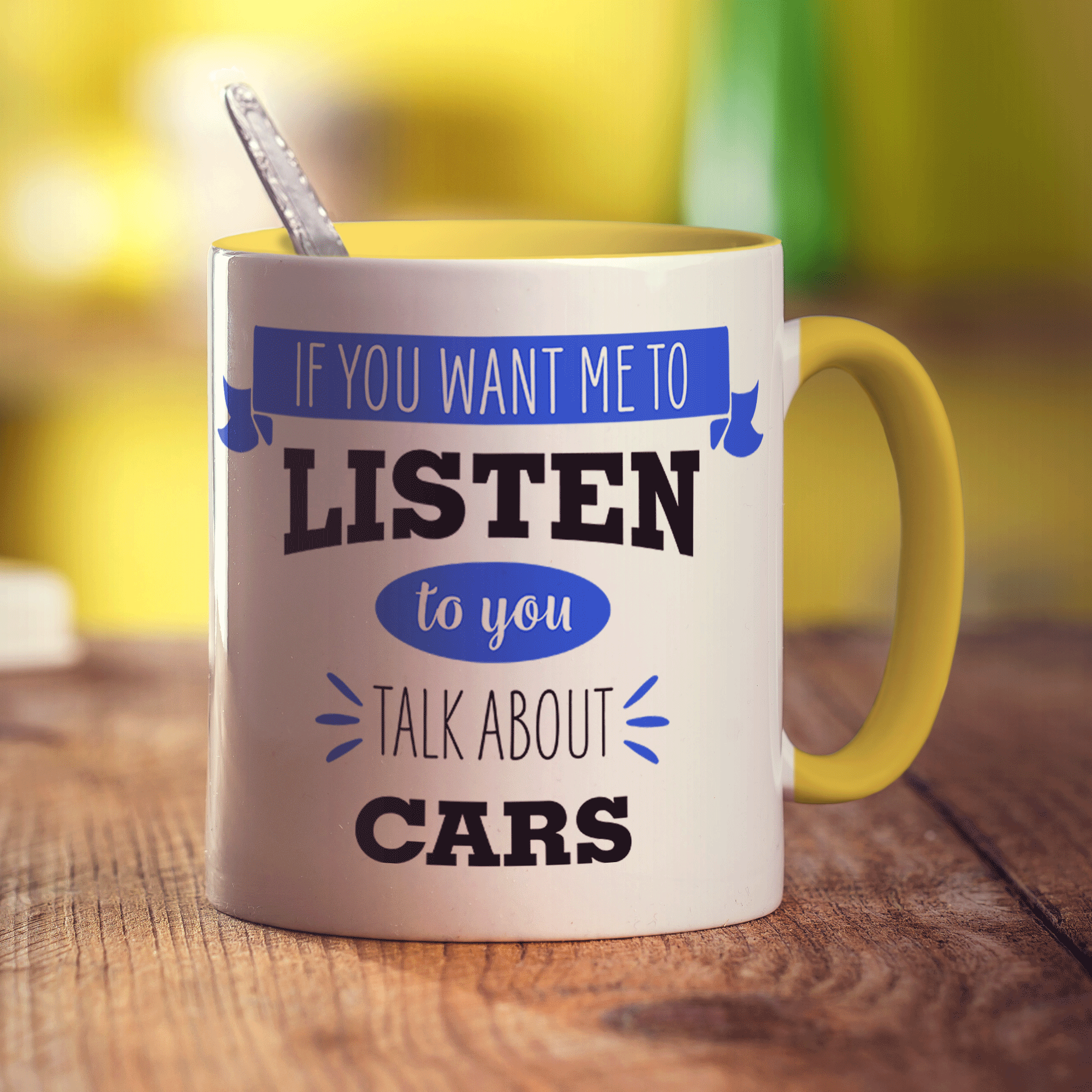If You Want Me To Listen To You Talk About Cars Mug