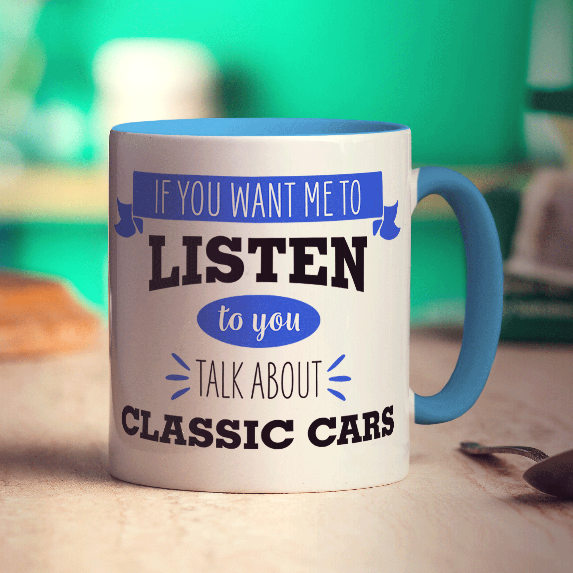If You Want Me To Listen To You Talk About Classic Cars Mug
