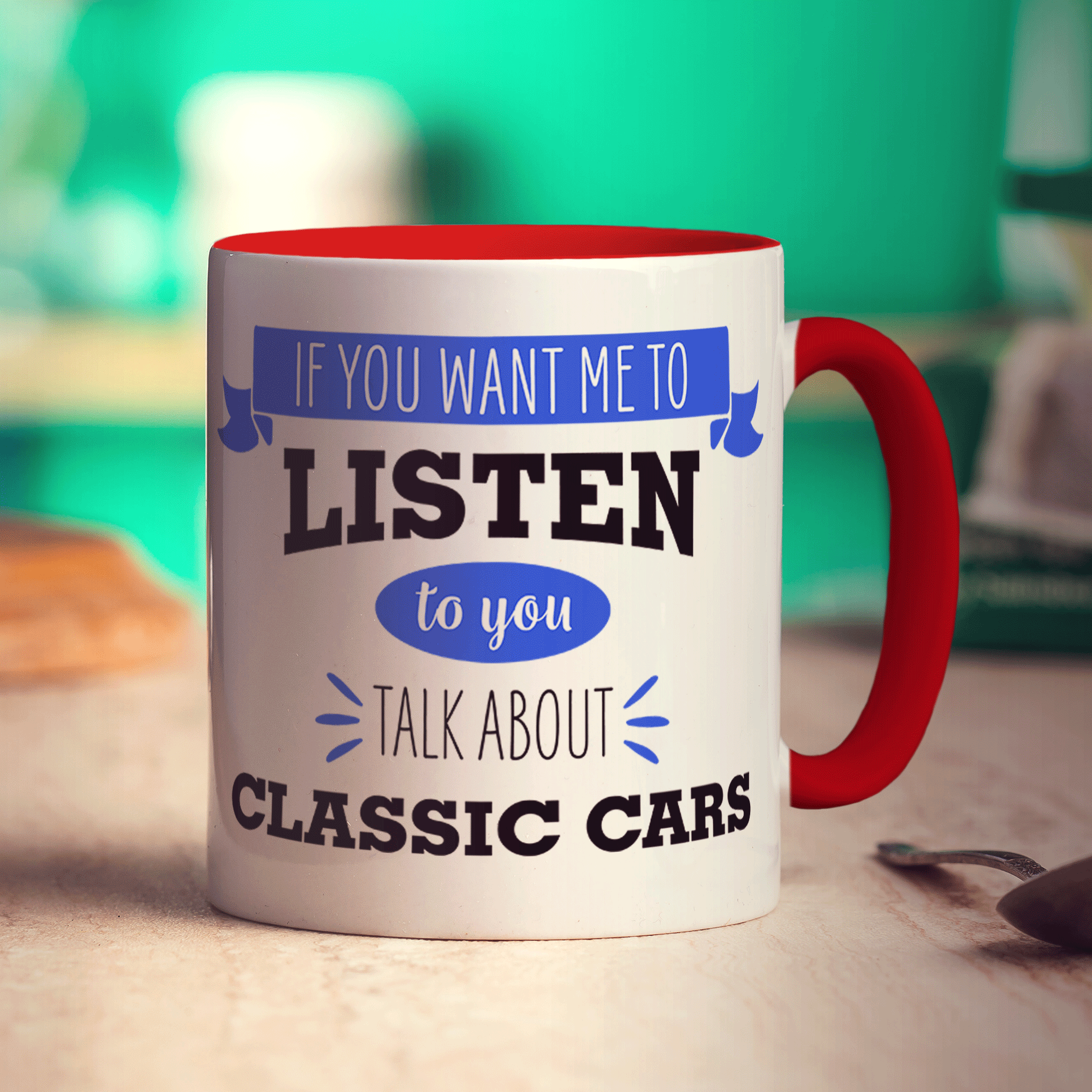 If You Want Me To Listen To You Talk About Classic Cars Mug