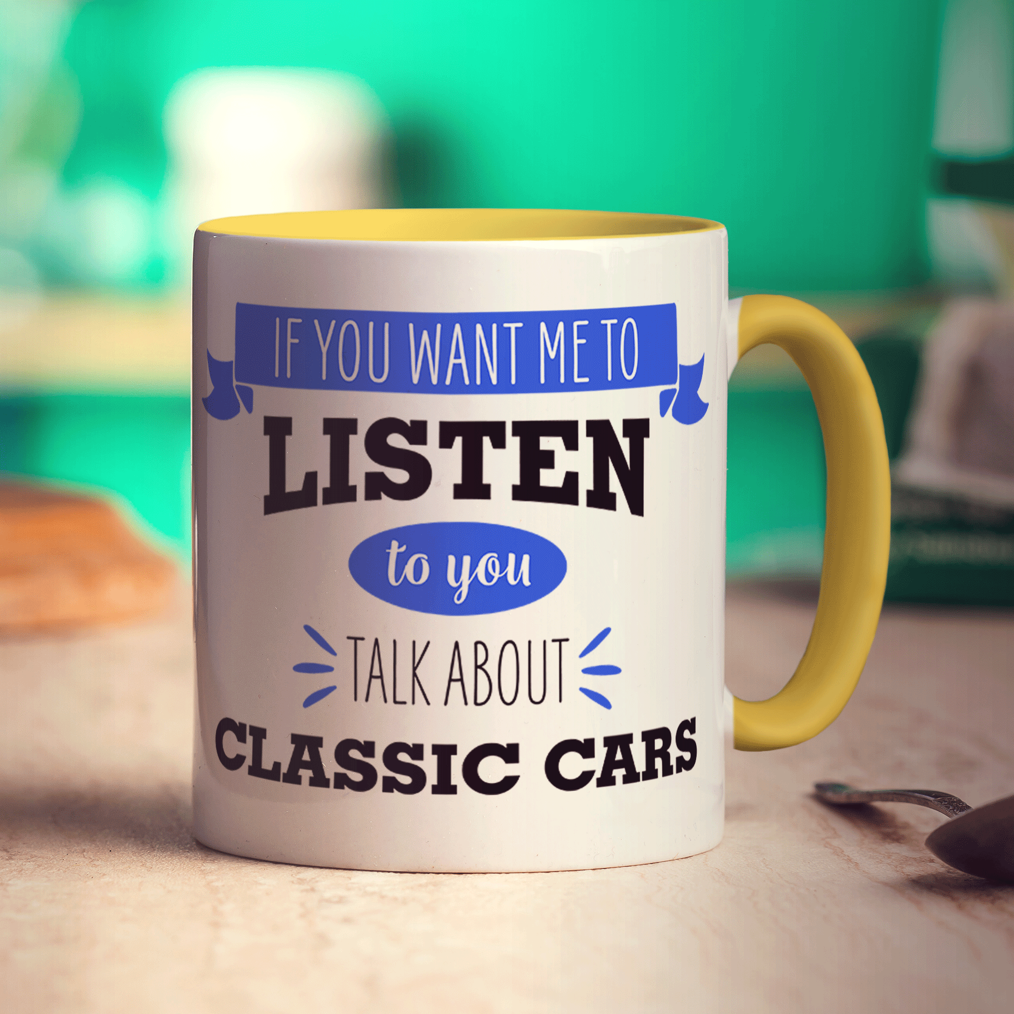 If You Want Me To Listen To You Talk About Classic Cars Mug