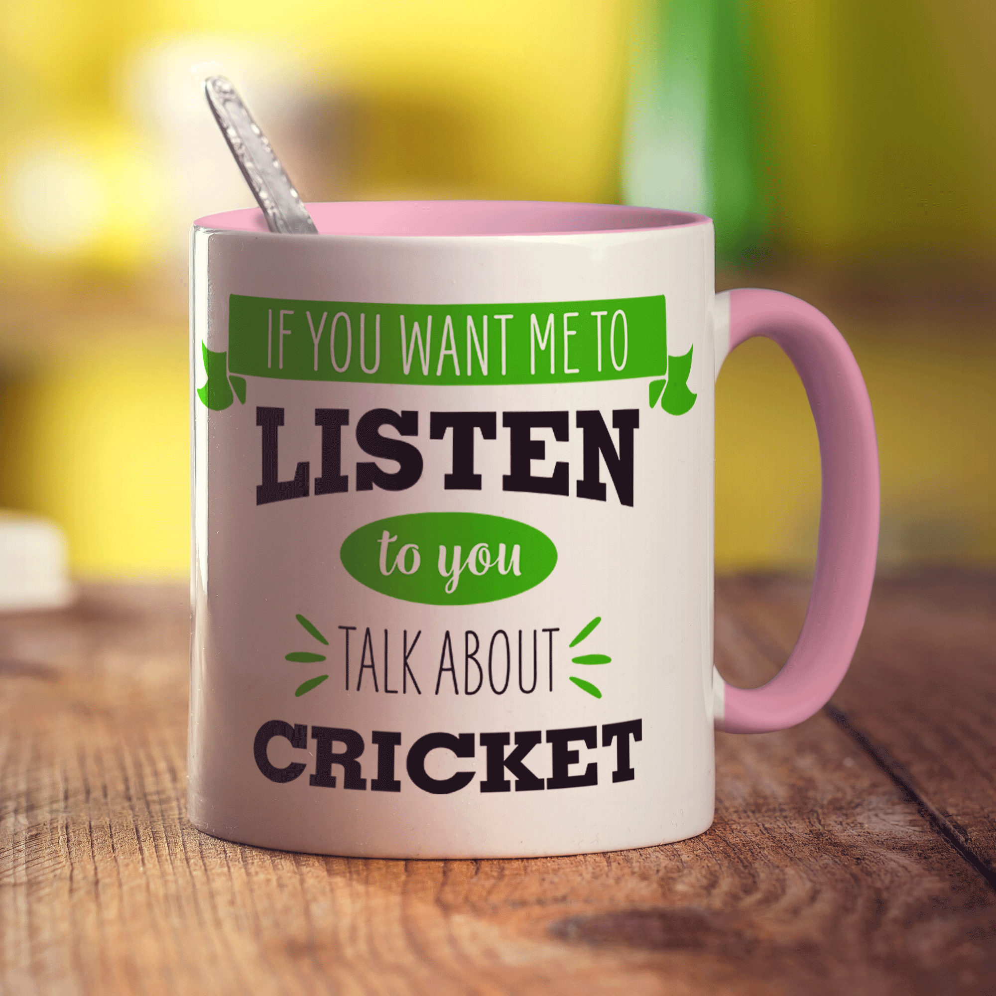 If You Want Me To Listen To You Talk About Cricket Mug