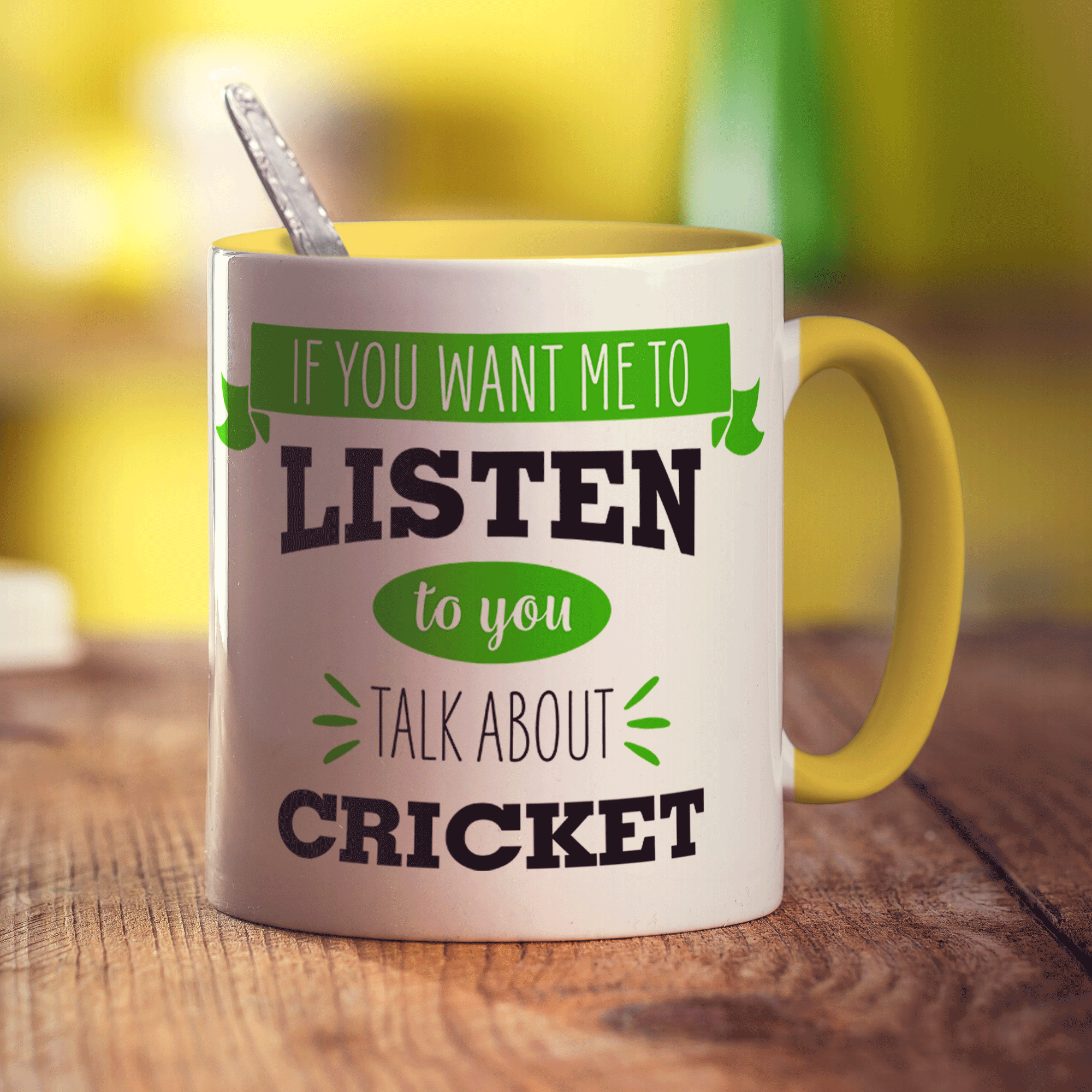 If You Want Me To Listen To You Talk About Cricket Mug