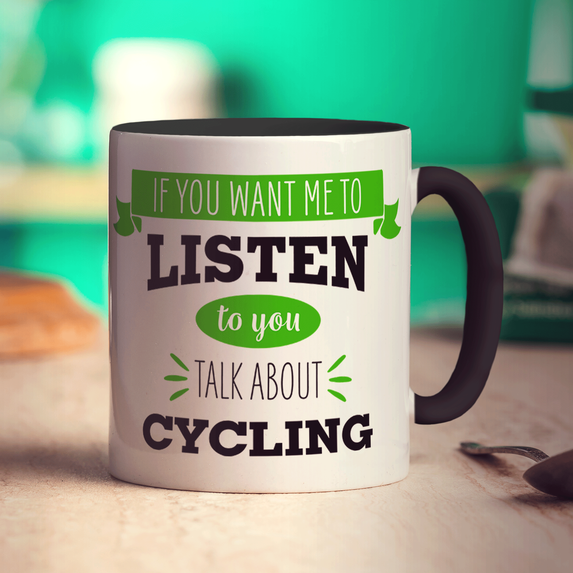 If You Want Me To Listen To You Talk About Cycling Mug