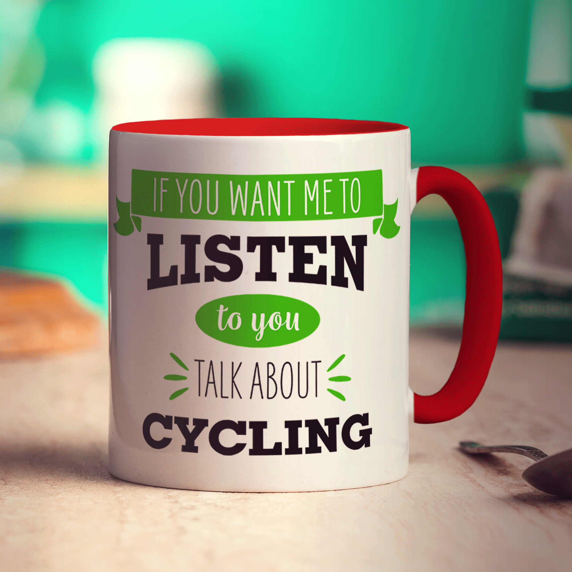 If You Want Me To Listen To You Talk About Cycling Mug