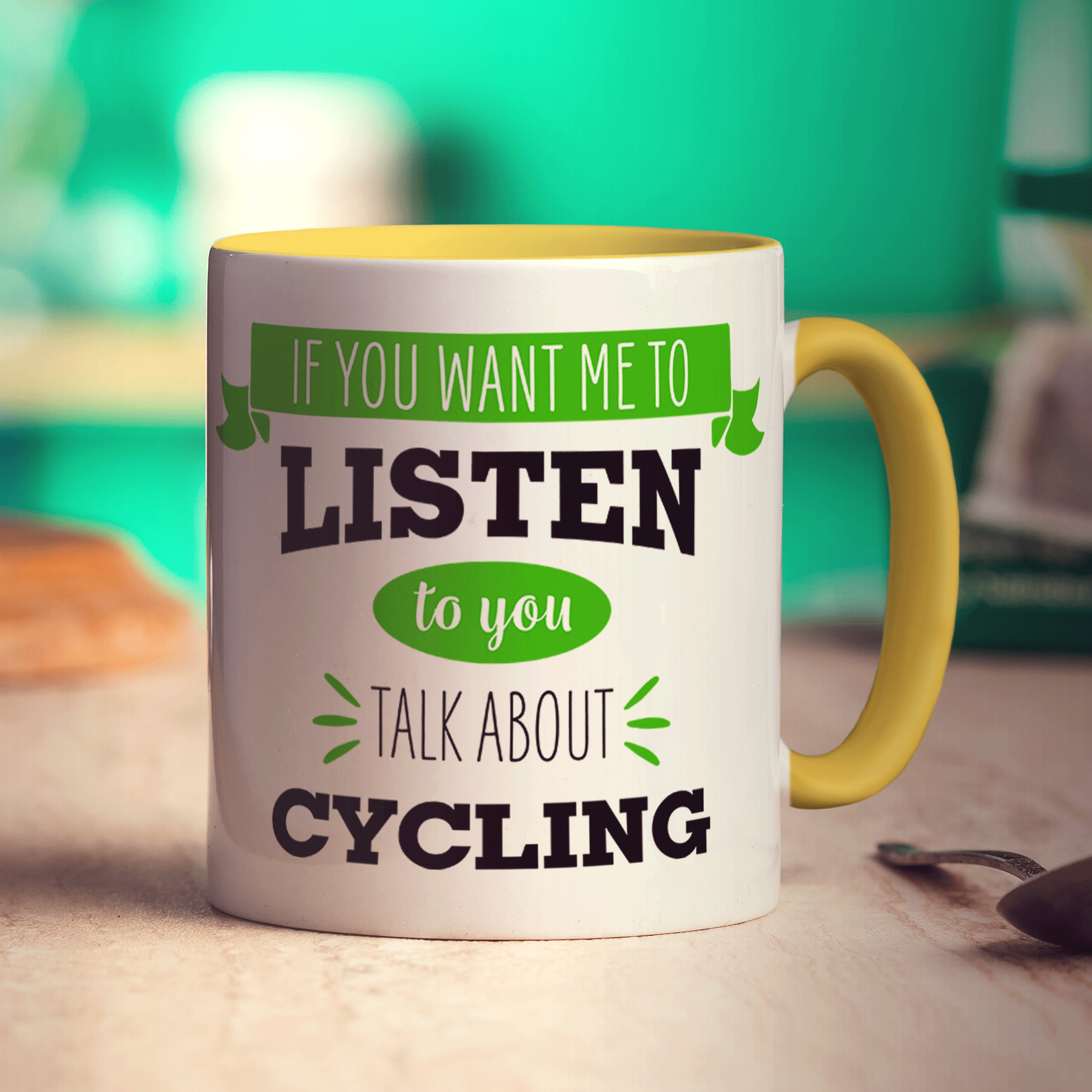 If You Want Me To Listen To You Talk About Cycling Mug