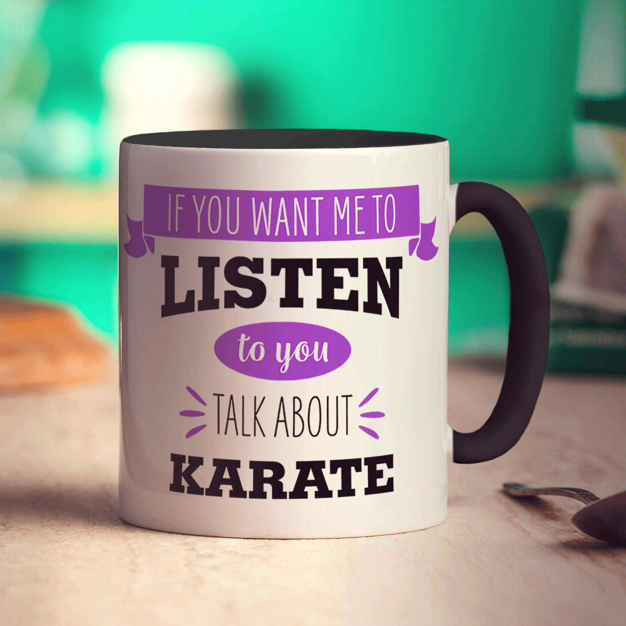 If You Want Me To Listen To You Talk About Karate Mug