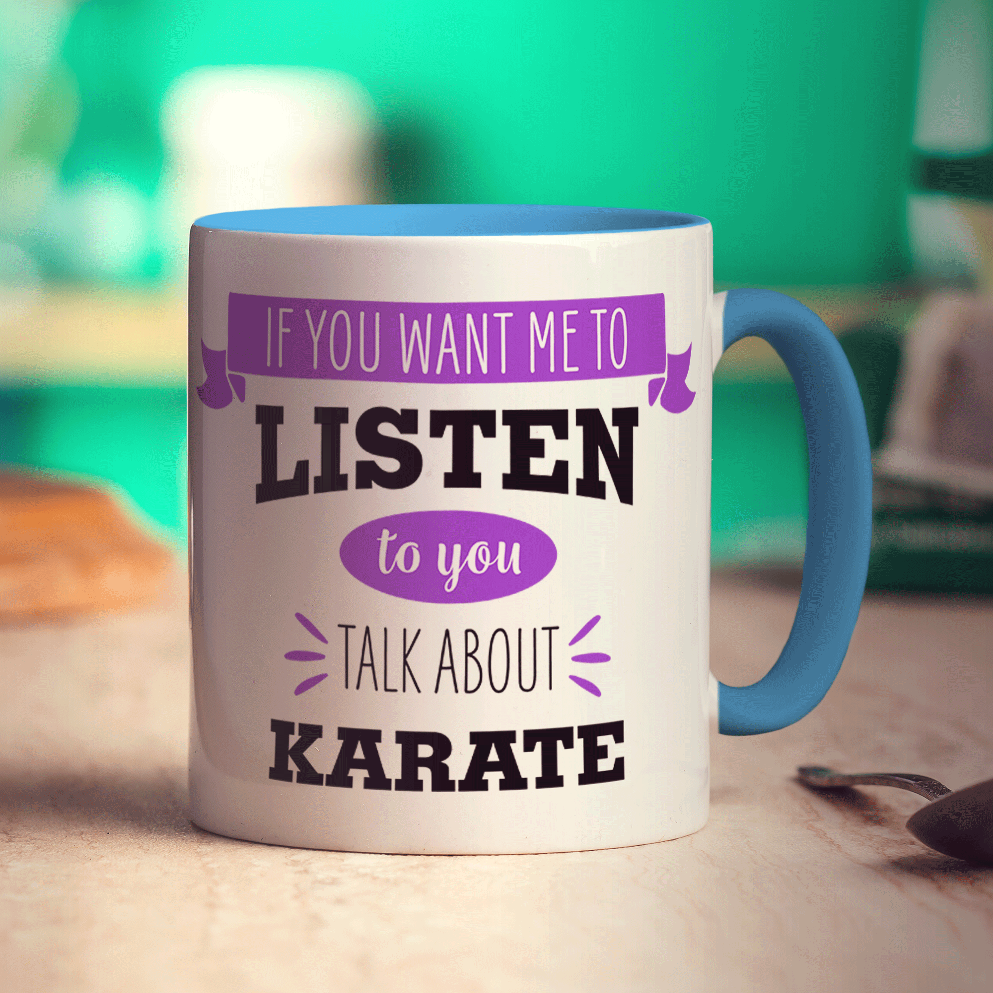 If You Want Me To Listen To You Talk About Karate Mug