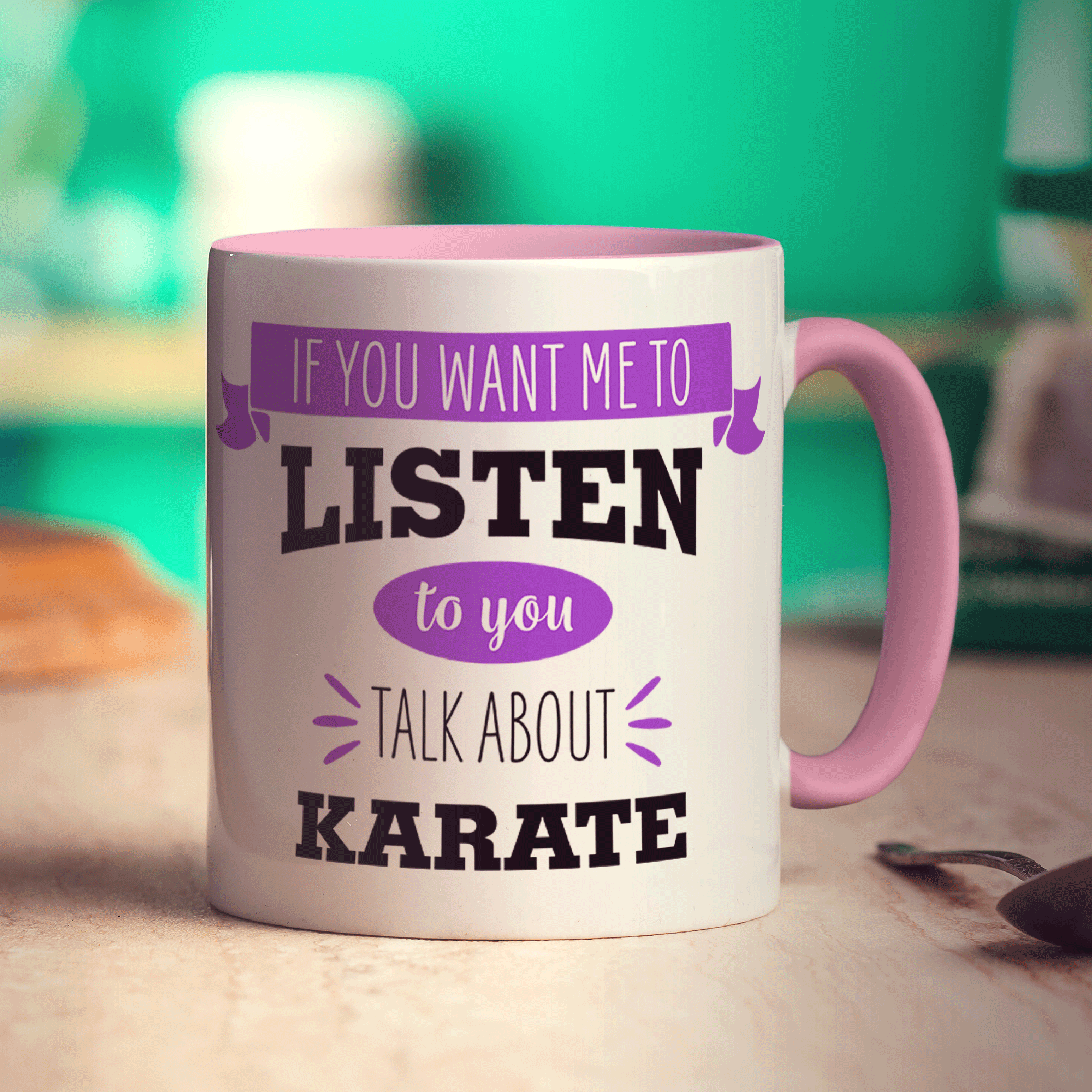 If You Want Me To Listen To You Talk About Karate Mug