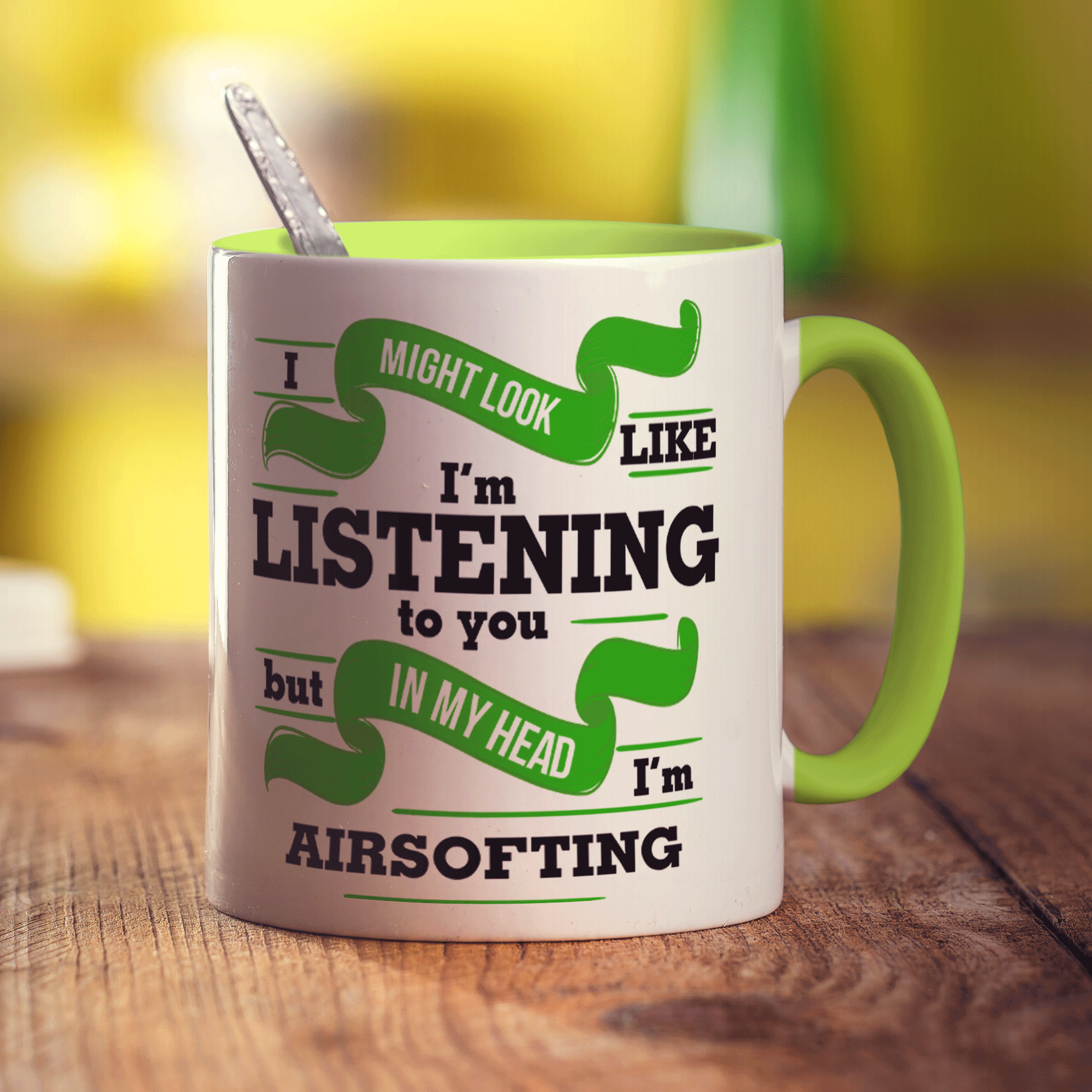 In My Head I'm Airsofting Mug