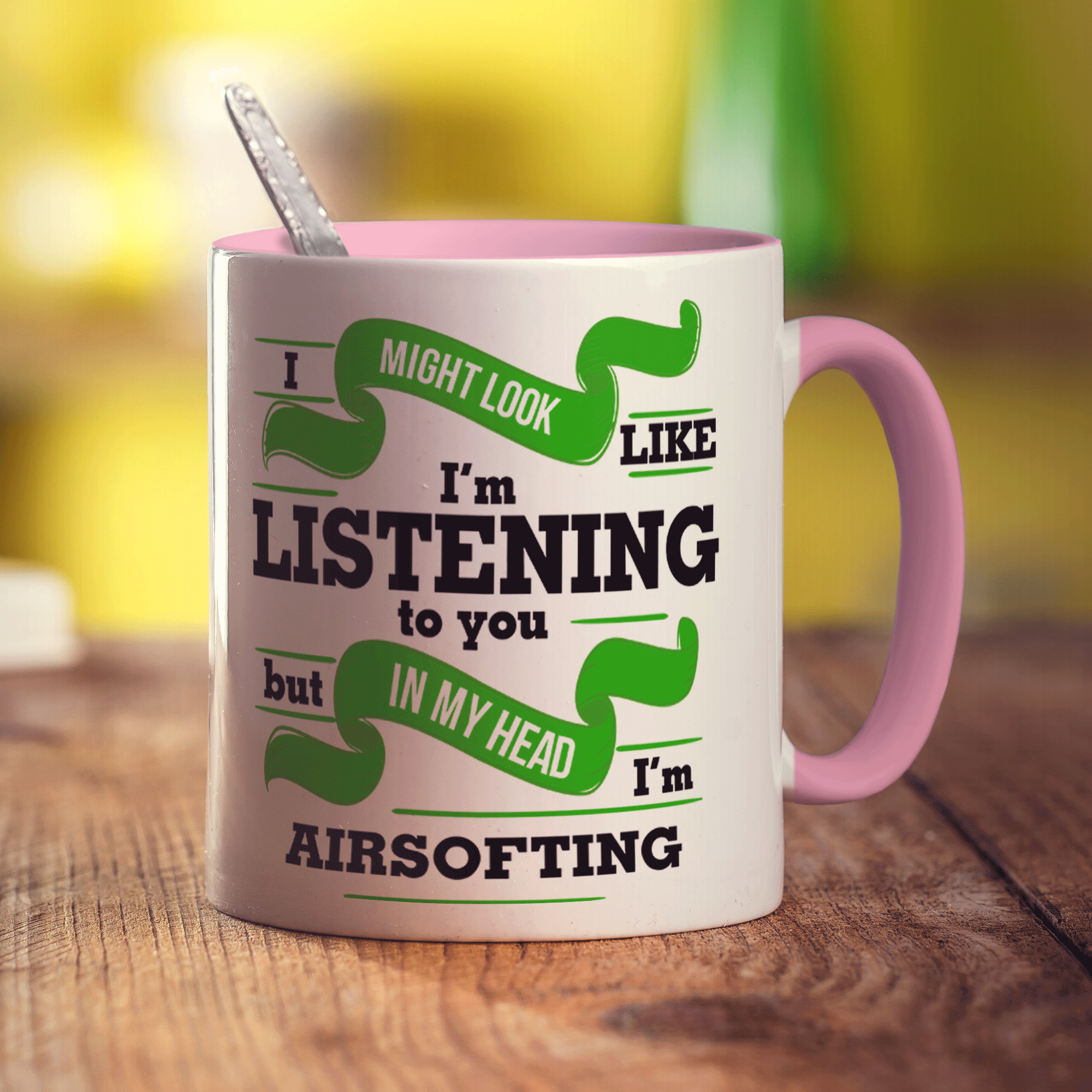In My Head I'm Airsofting Mug