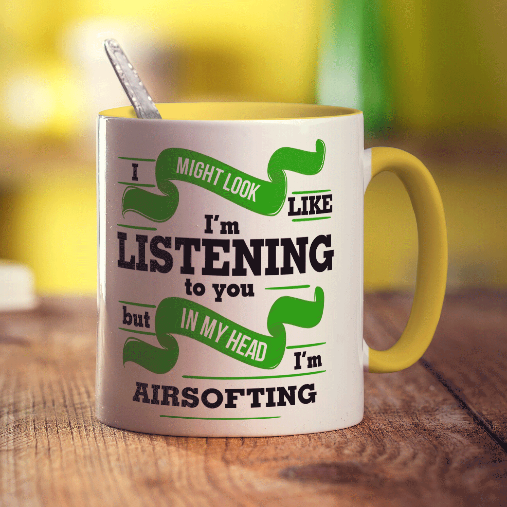 In My Head I'm Airsofting Mug
