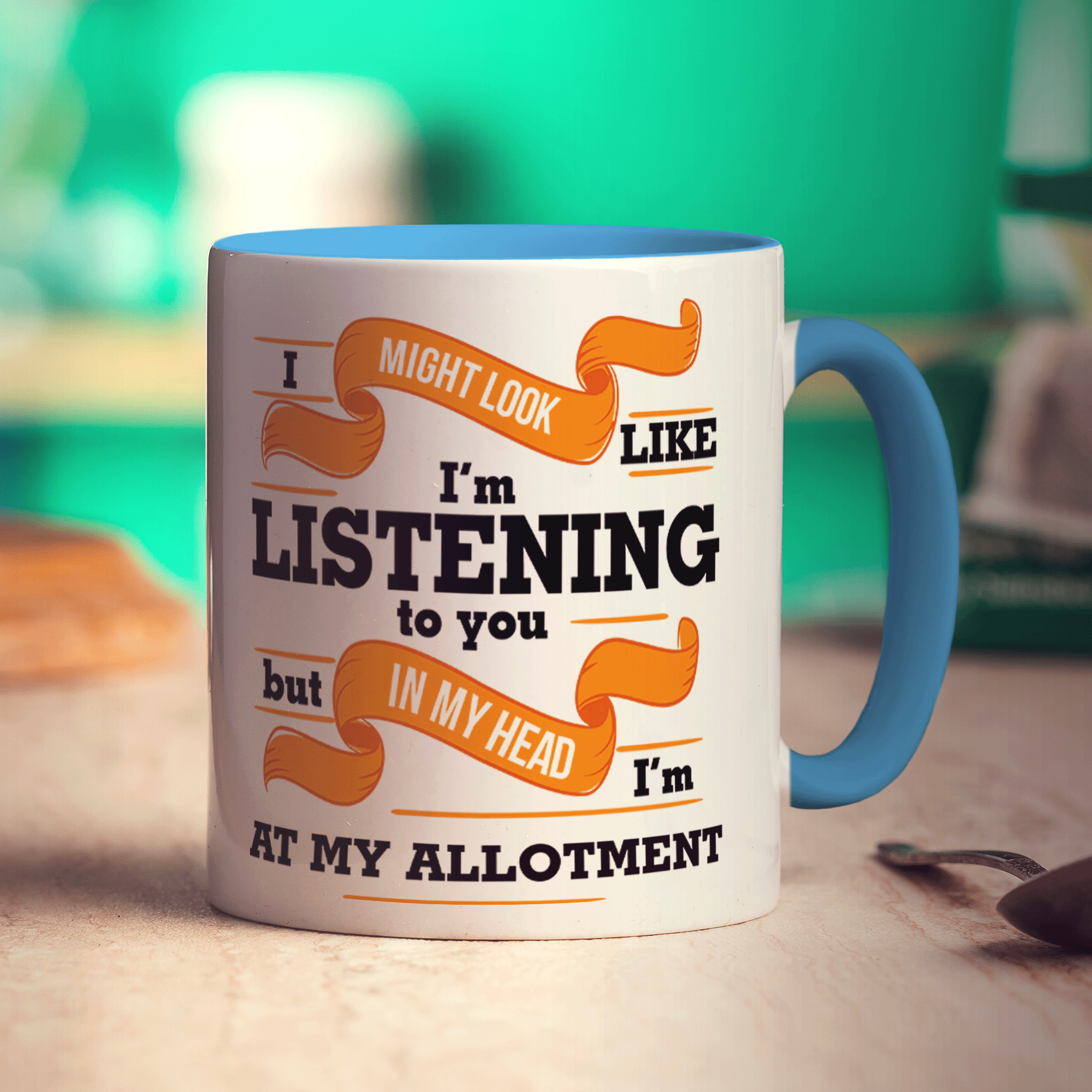 In My Head I'm At My Allotment Mug