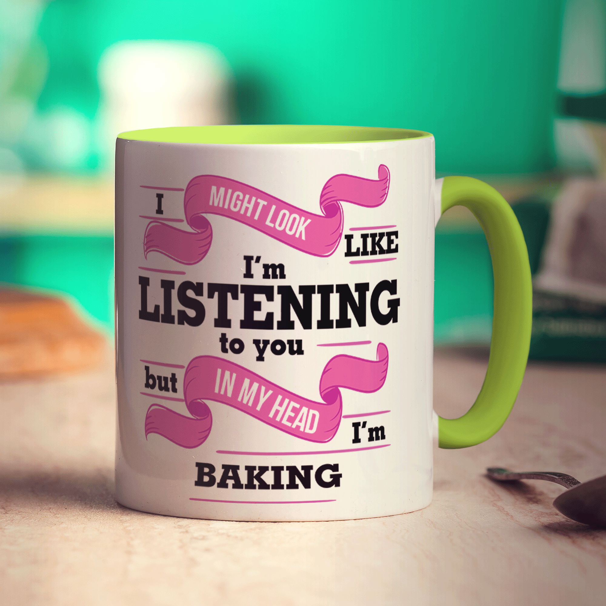 In My Head I'm Baking Mug
