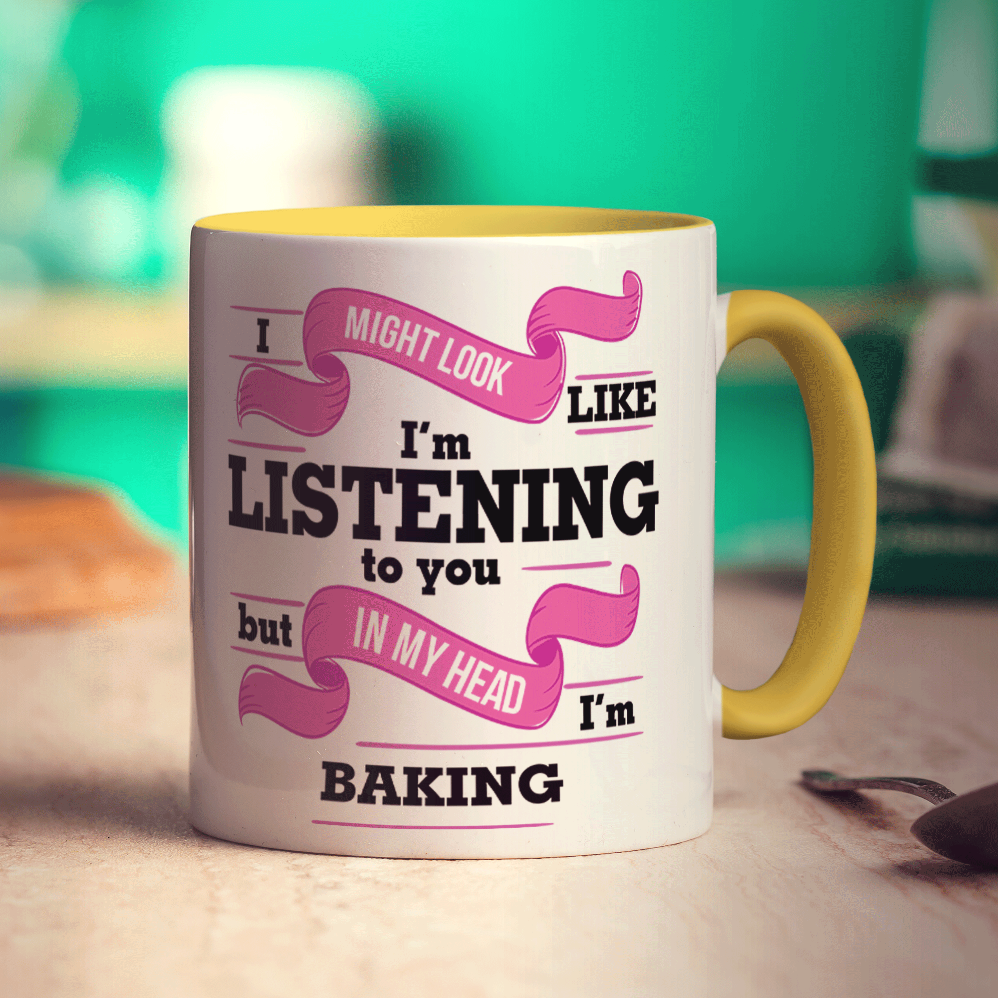 In My Head I'm Baking Mug