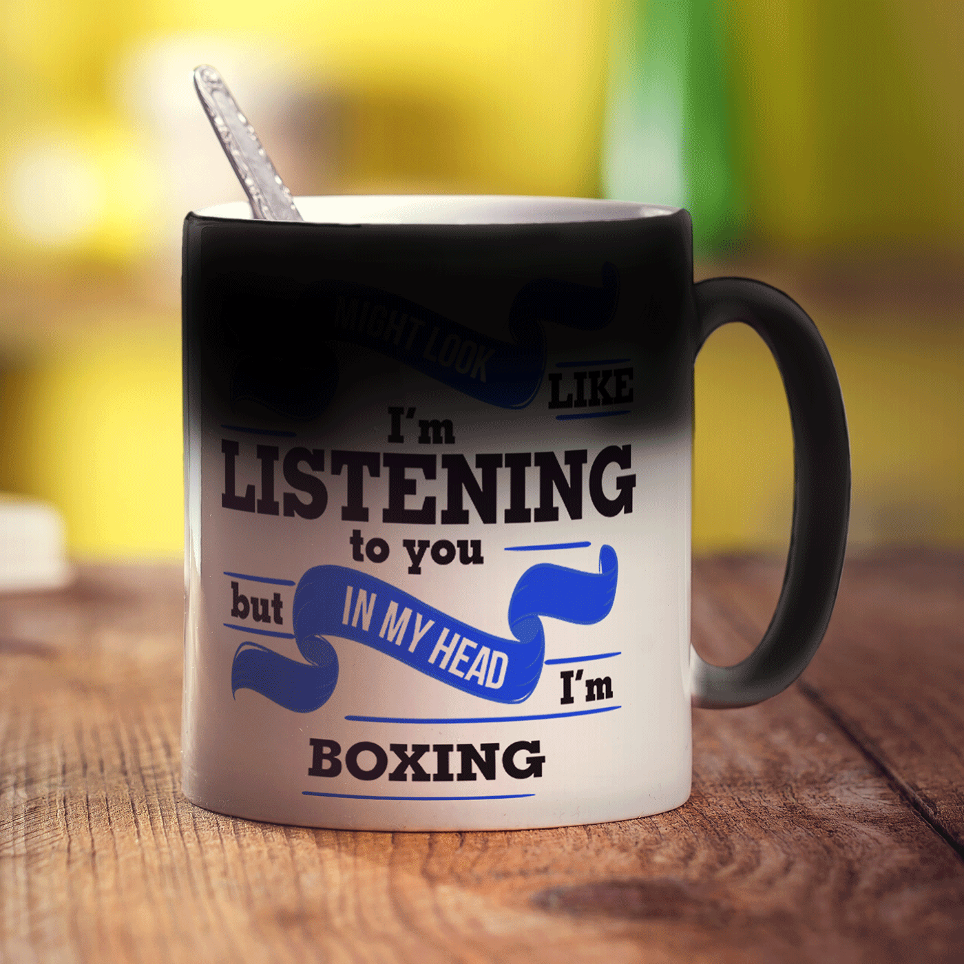 In My Head I'm Boxing Mug