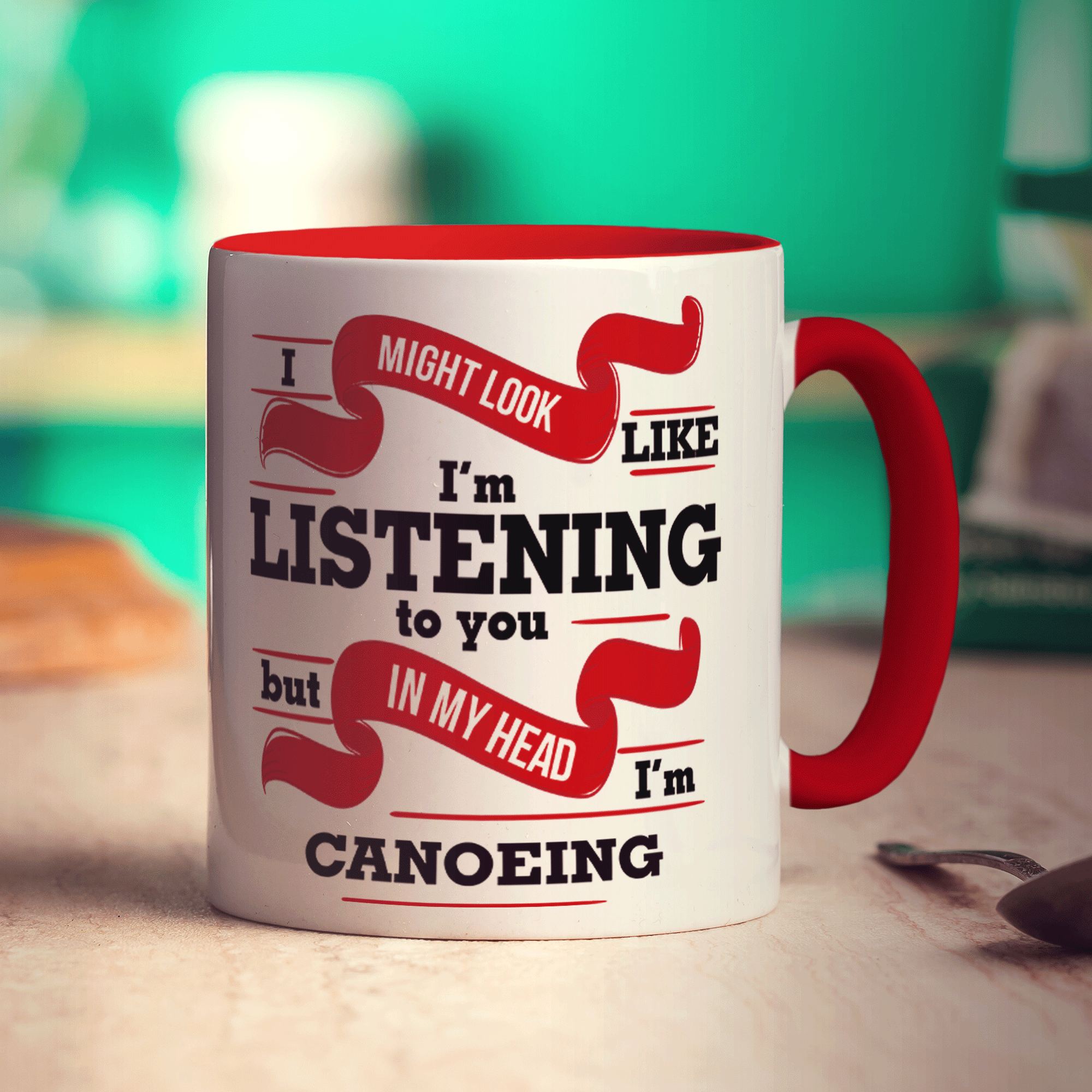 In My Head I'm Canoeing Mug