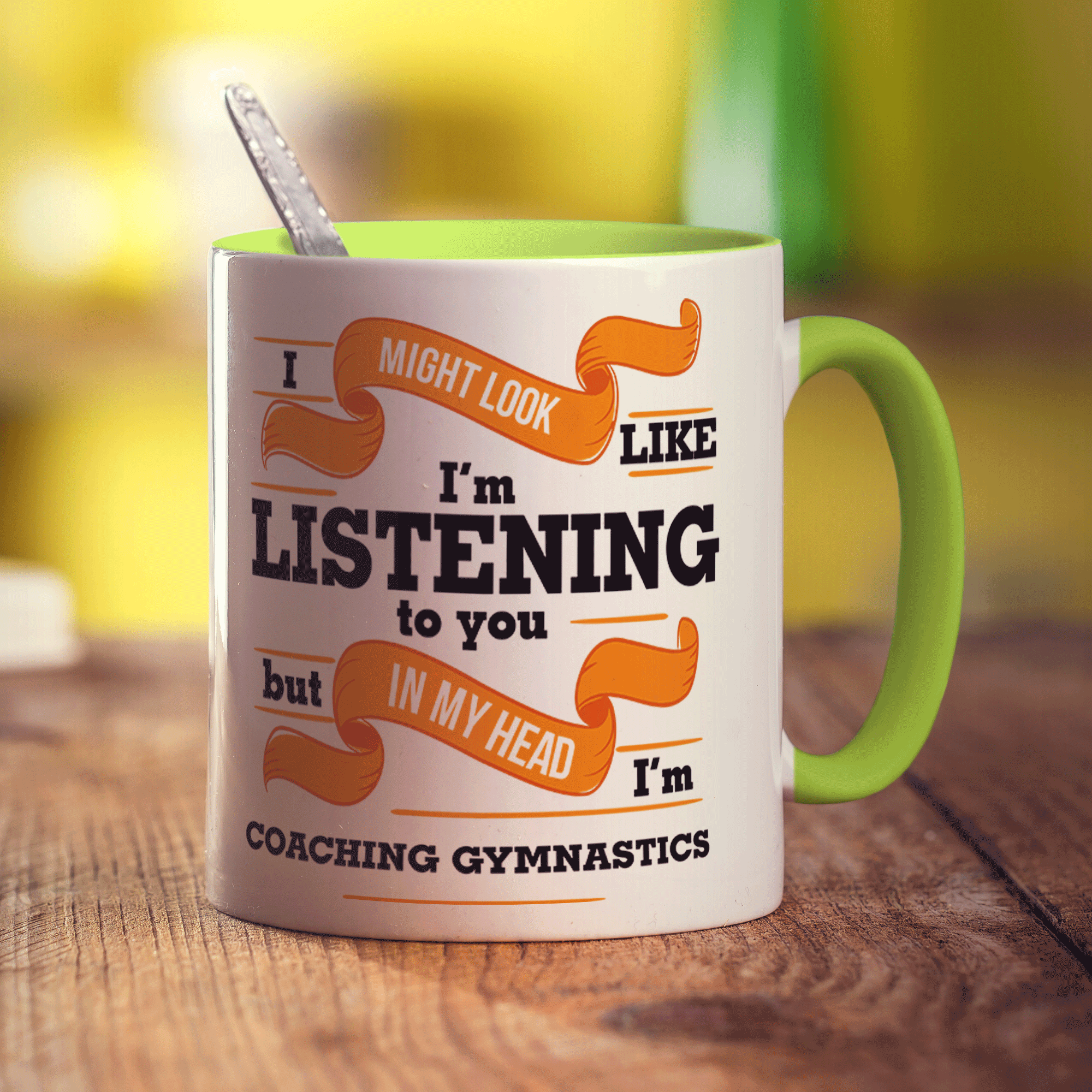 In My Head I'm Coaching Gymnastics Mug