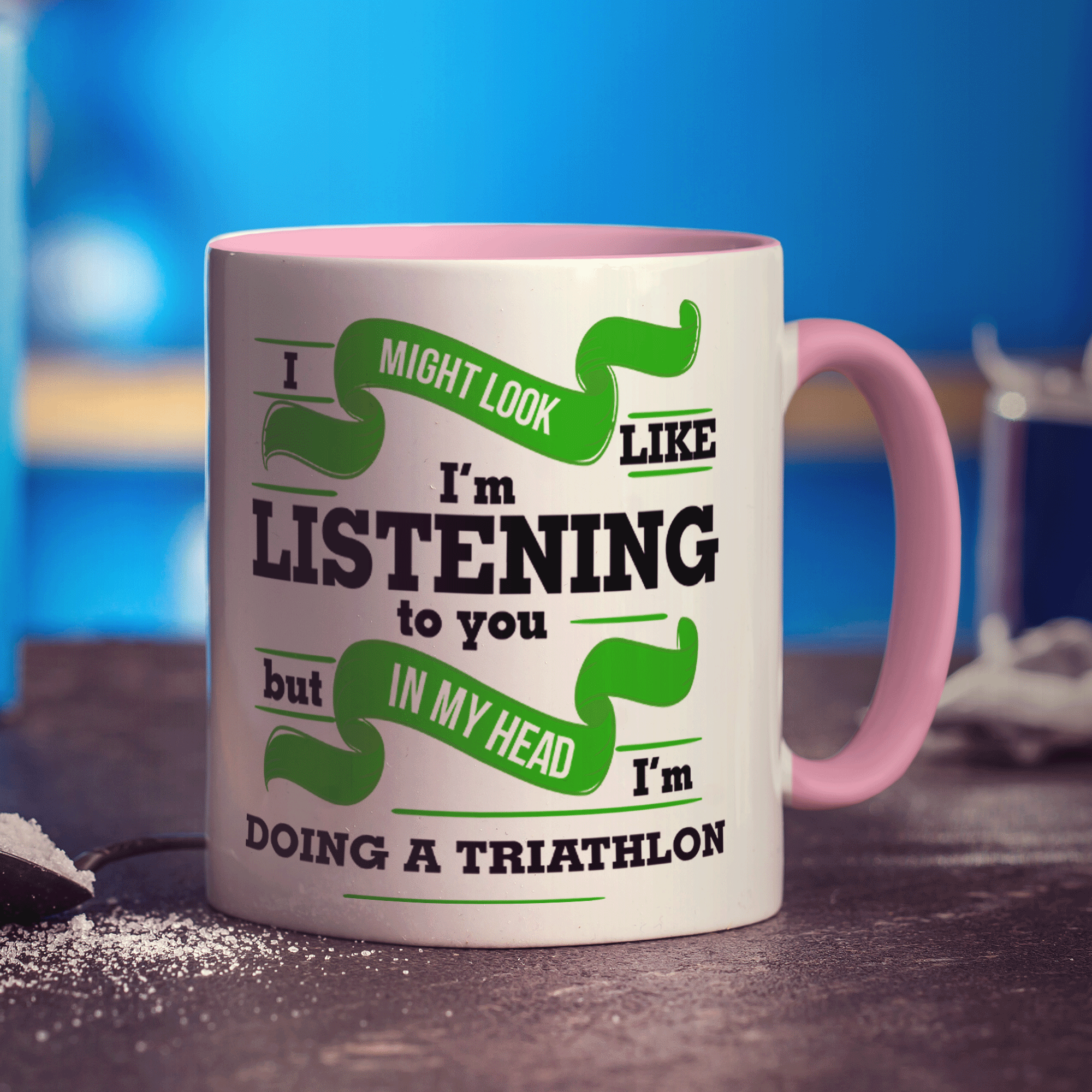 In My Head I'm Doing A Triathlon Mug