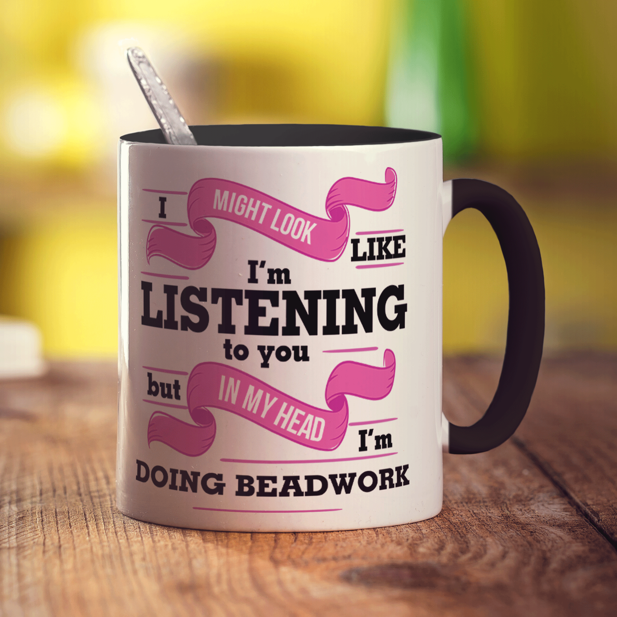 In My Head I'm Doing Beadwork Mug