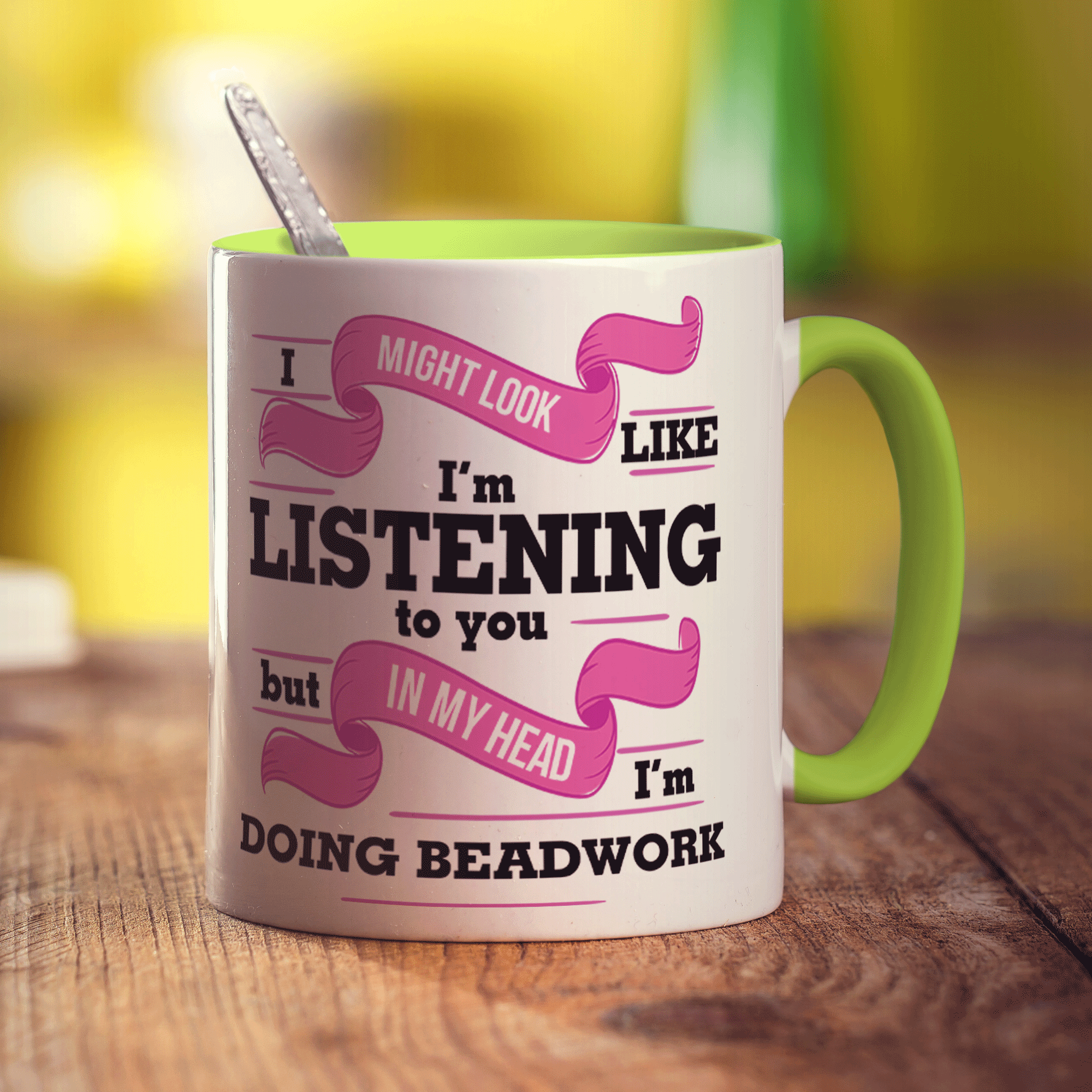 In My Head I'm Doing Beadwork Mug