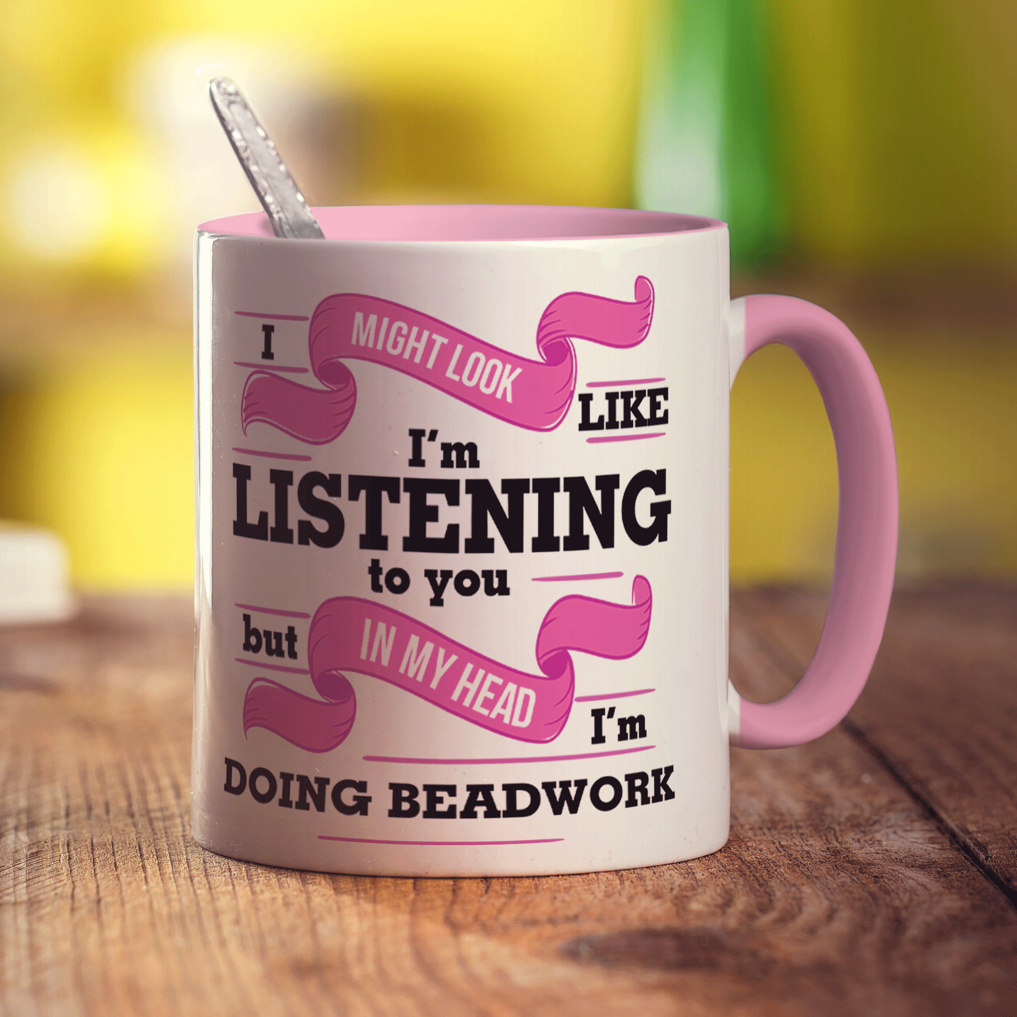 In My Head I'm Doing Beadwork Mug
