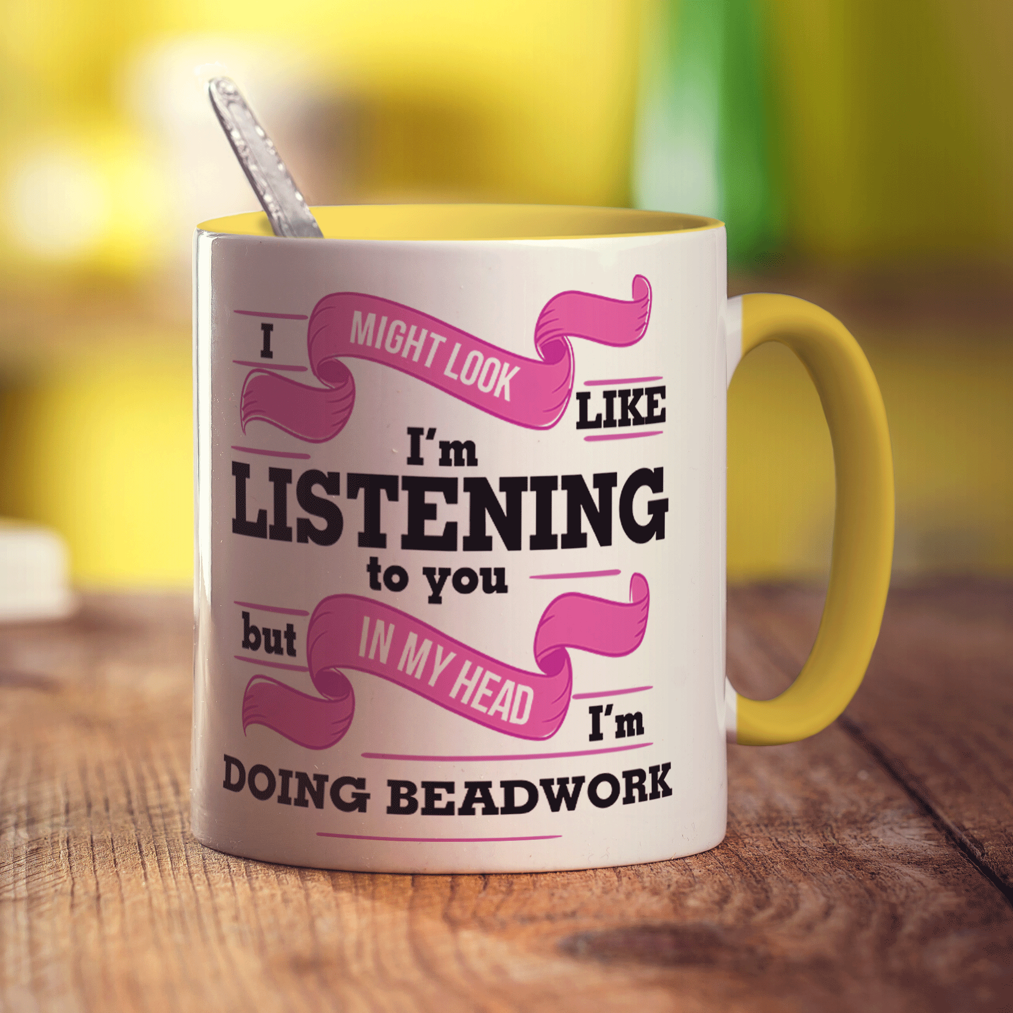 In My Head I'm Doing Beadwork Mug
