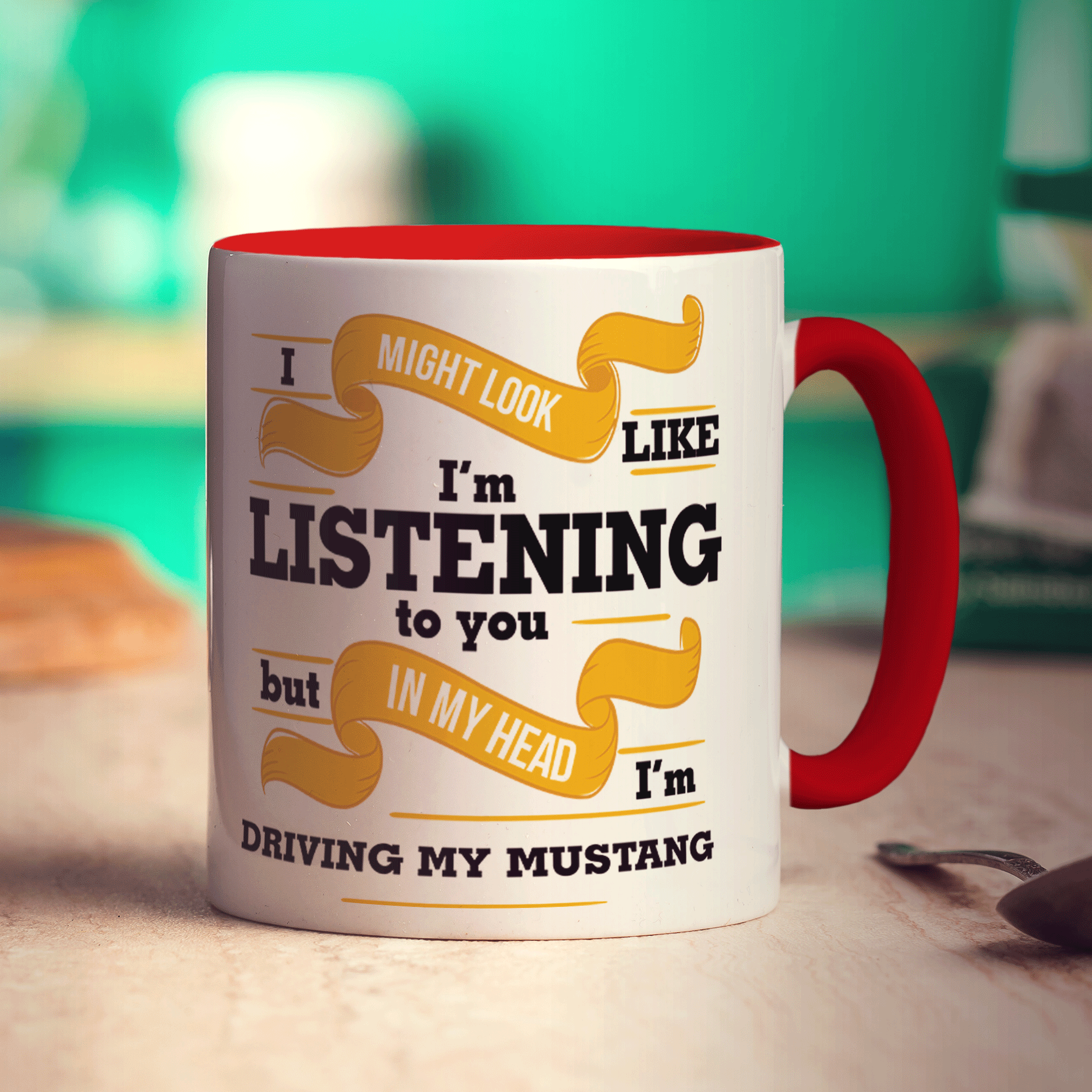 In My Head I'm Driving My Mustang Mug