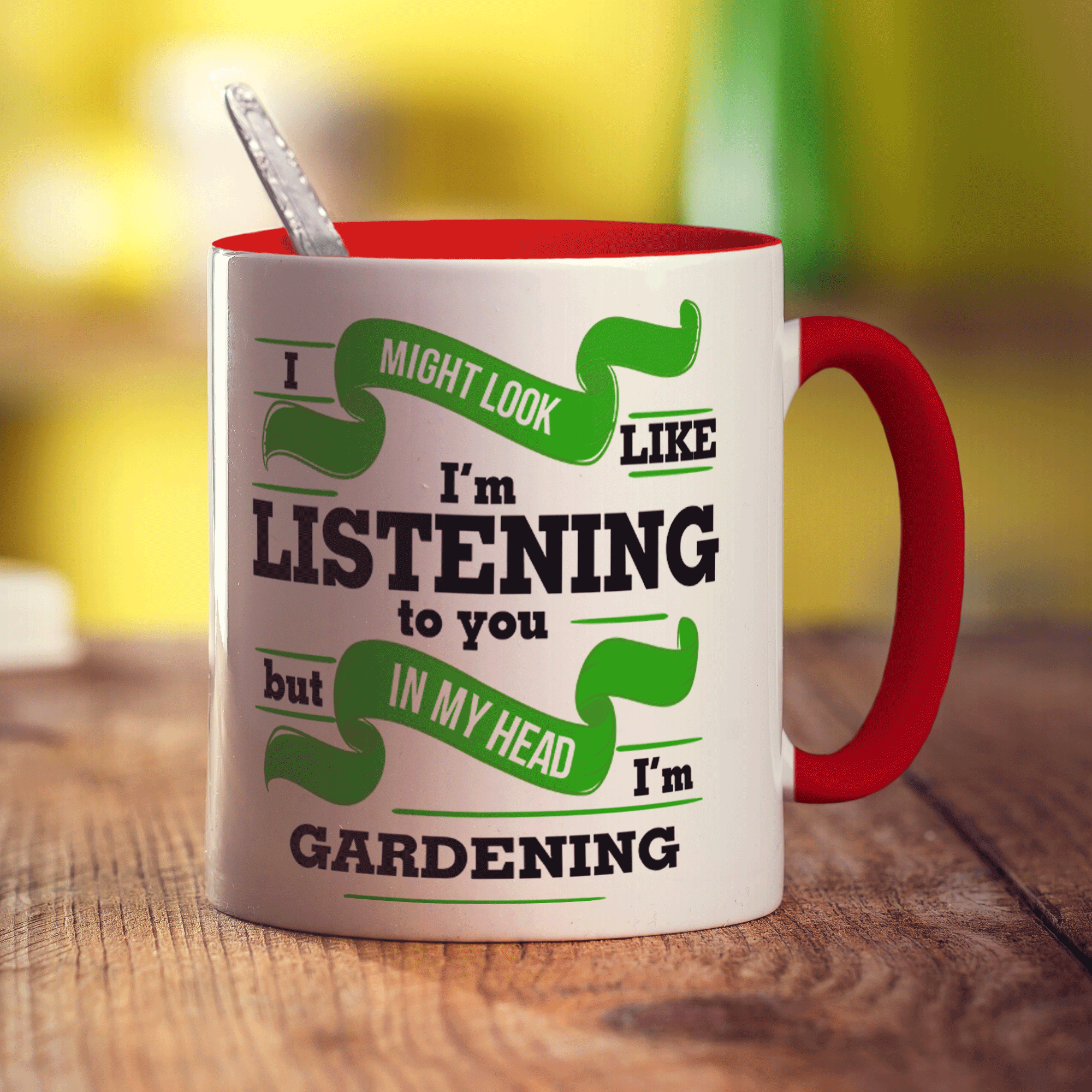In My Head I'm Gardening Mug