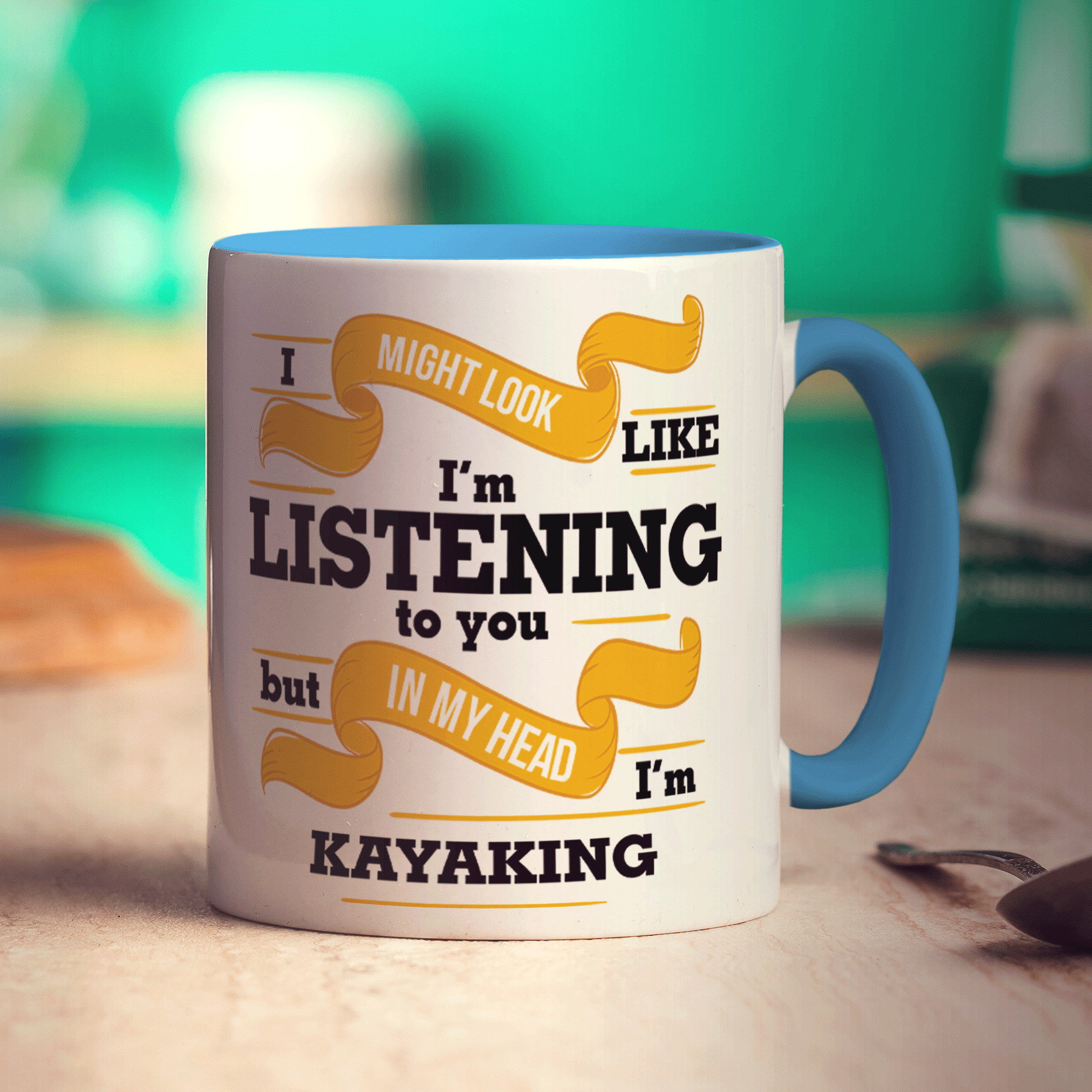 In My Head I'm Kayaking Mug