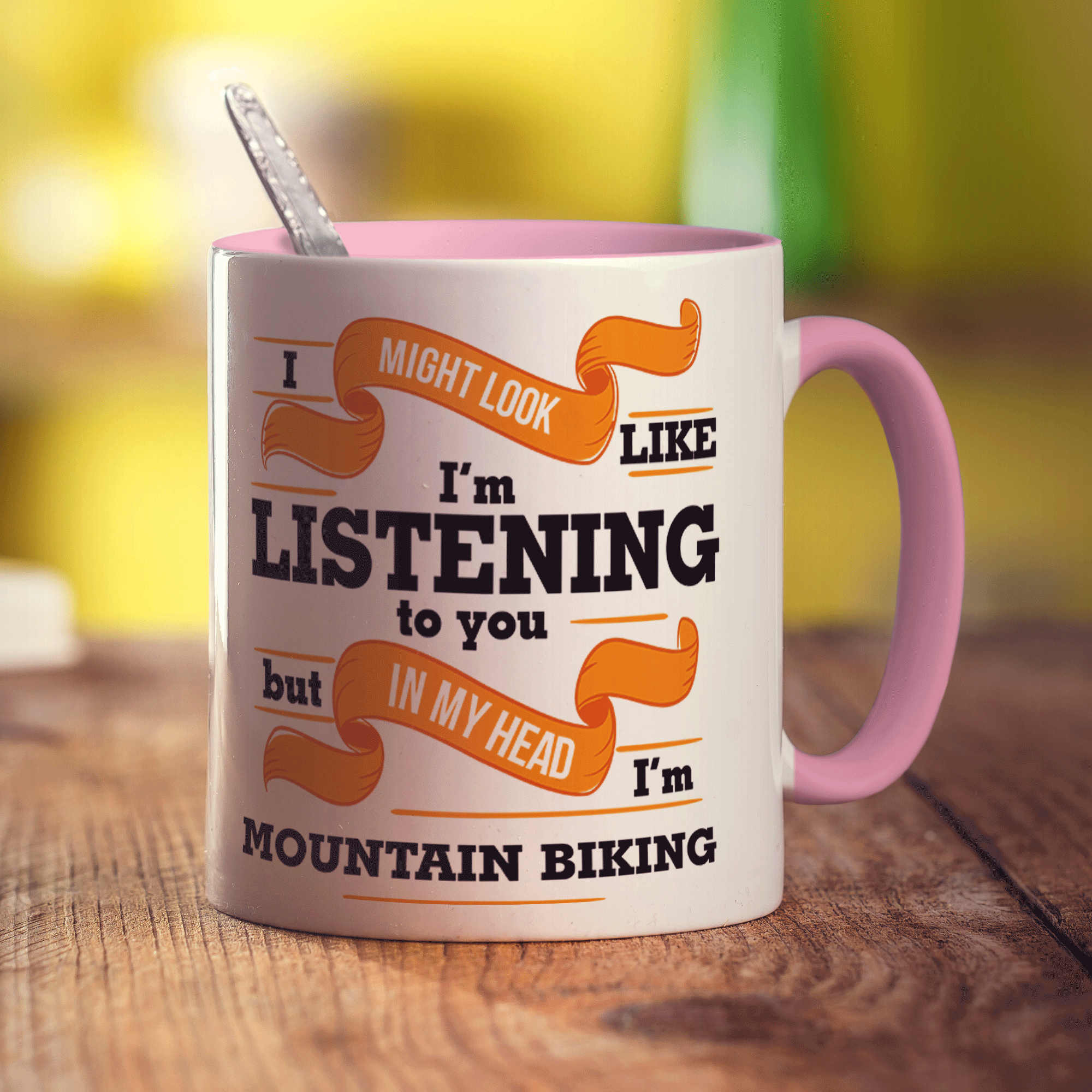 In My Head I'm Mountain Biking Mug