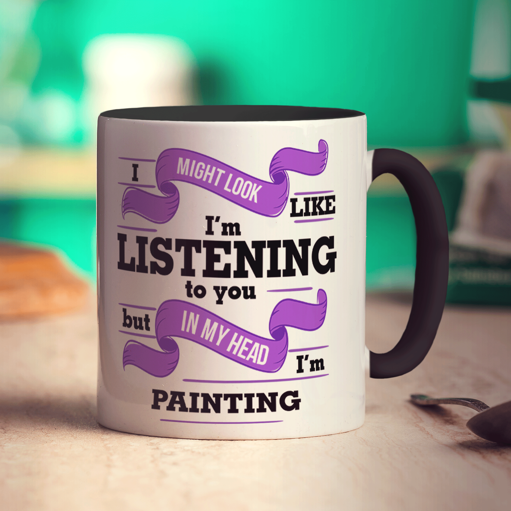 In My Head I'm Painting Mug