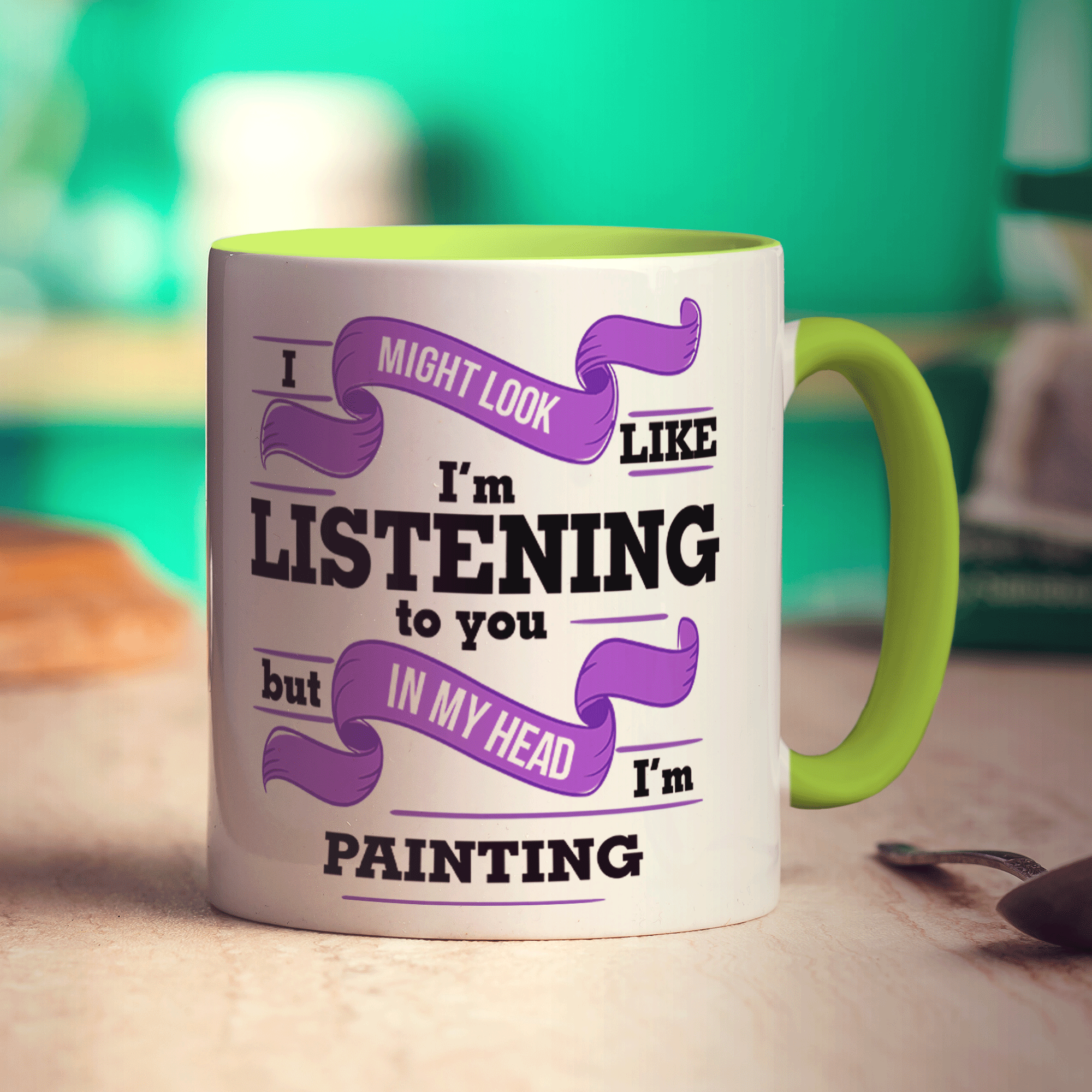 In My Head I'm Painting Mug
